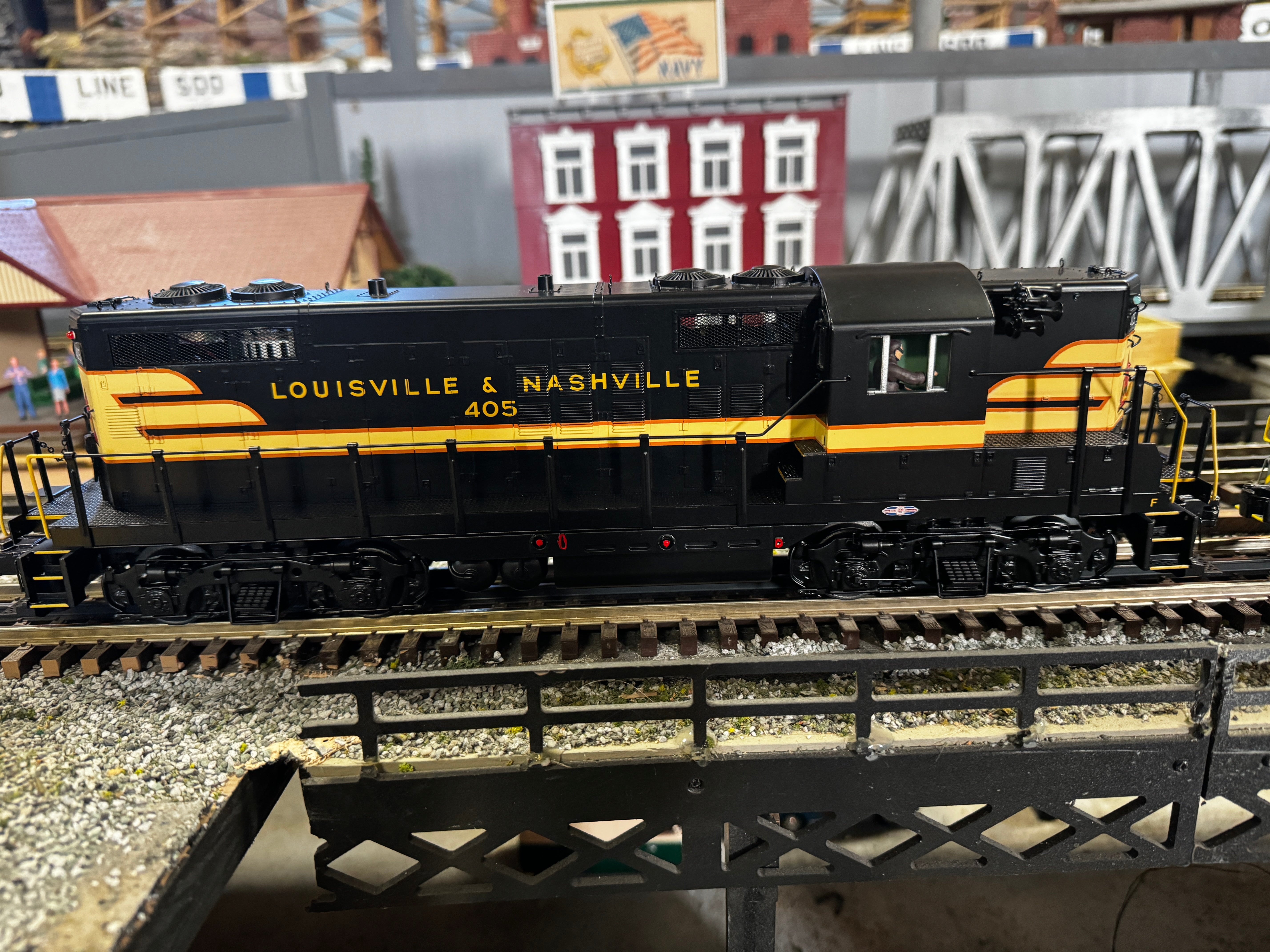 MTH 20-21743-1 - GP-7 Diesel Engine "Louisville & Nashville" #405 w/ PS3 - Custom Run for MrMuffin'sTrains