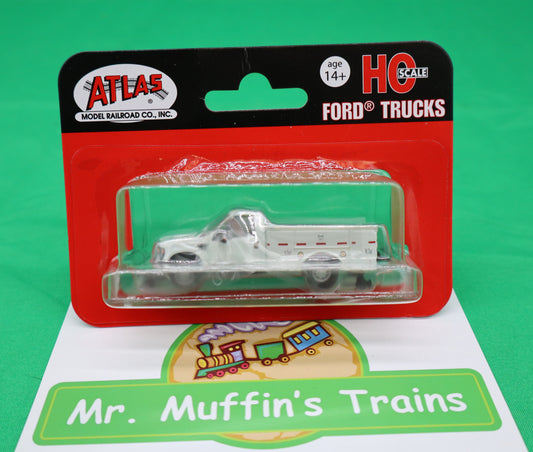 Atlas HO 30000163 - Ford F-350 Hi-Railers "Unlettered" (White)