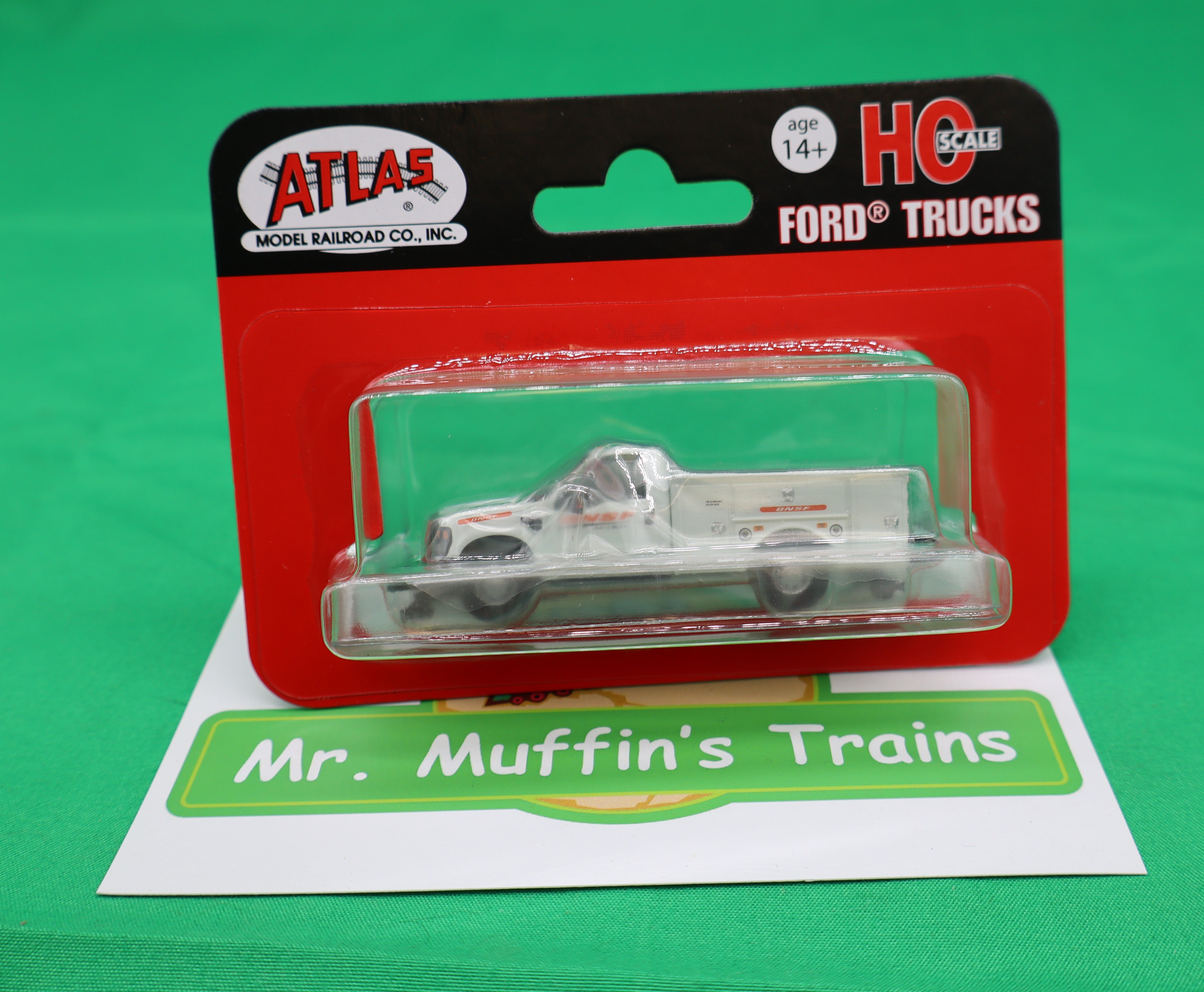 Atlas HO 30000164 - Ford F-350 Hi-Railers "BNSF" (Swoosh)