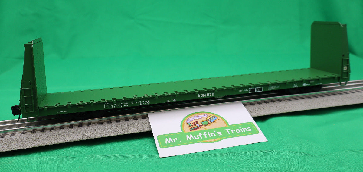 Atlas O 3001926 - Trainman - Bulkhead Flat Car "Ashley Drew & Northern"