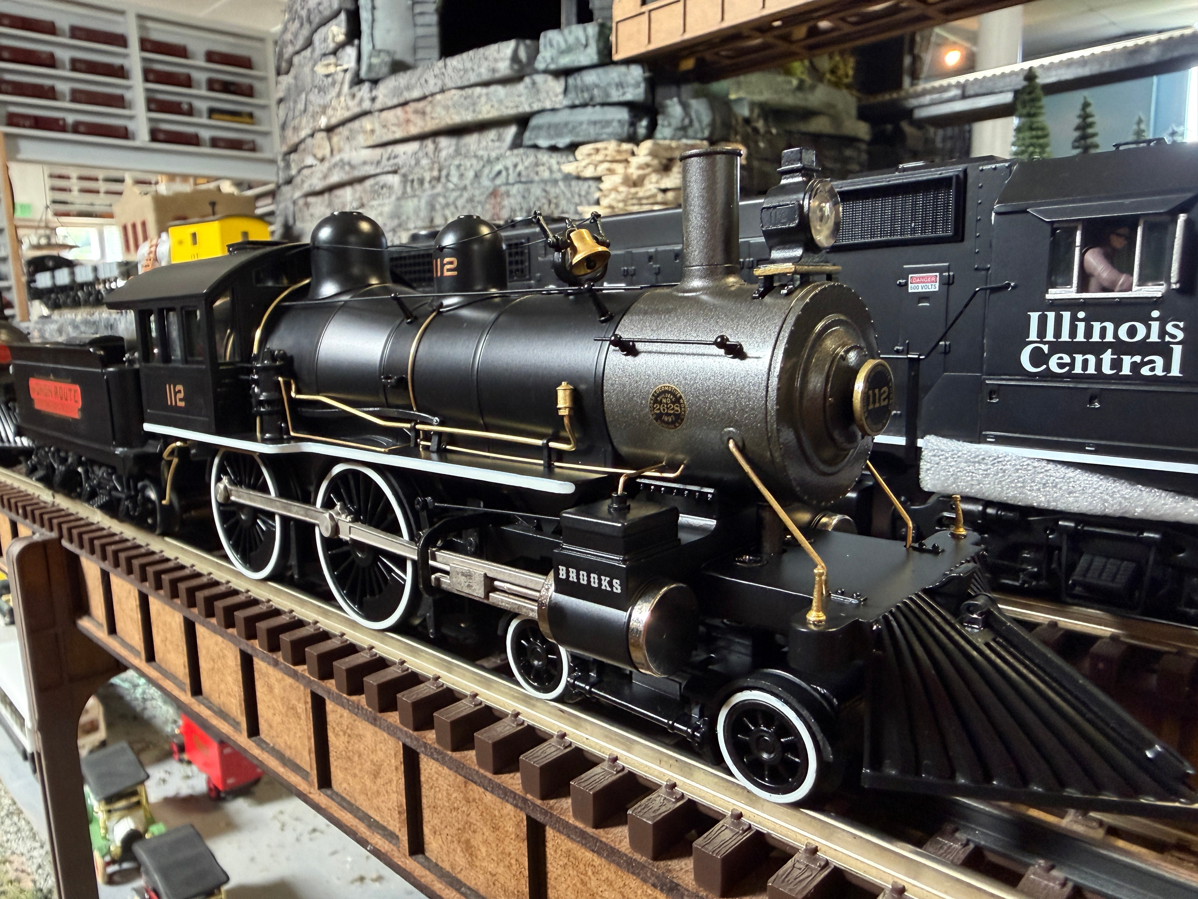 MTH 20-30112-1 - Premier - 4-4-0 American Steam Engine "Monon" #112 w/ PS3 - Custom Run for MrMuffin'sTrains