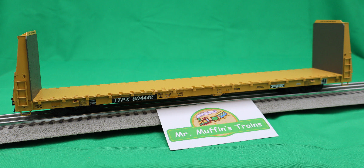 Atlas O 3001929 - Trainman - Bulkhead Flat Car "TTX" (TTPX)