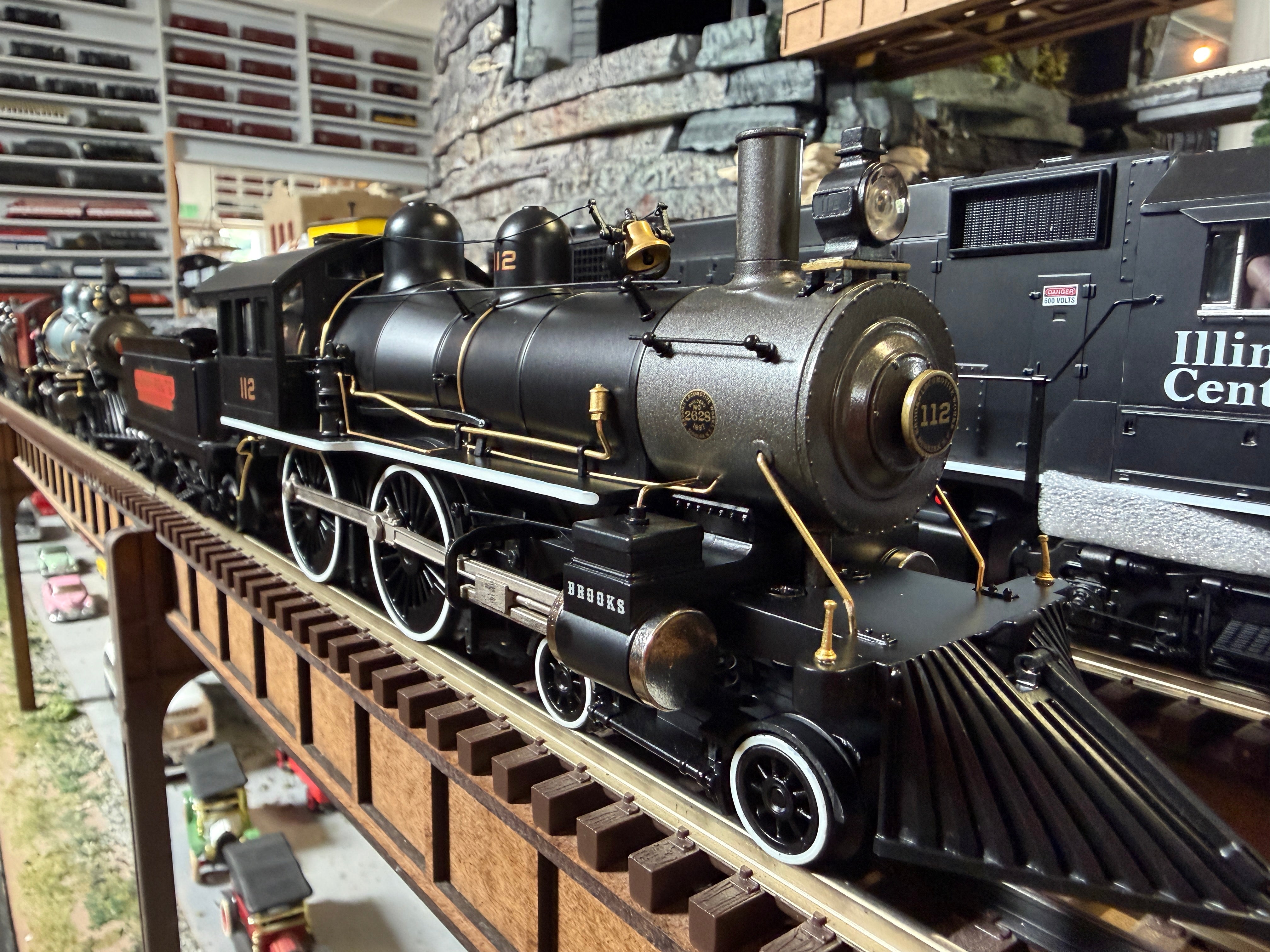 MTH 20-30112-1 - Premier - 4-4-0 American Steam Engine "Monon" #112 w/ PS3 - Custom Run for MrMuffin'sTrains