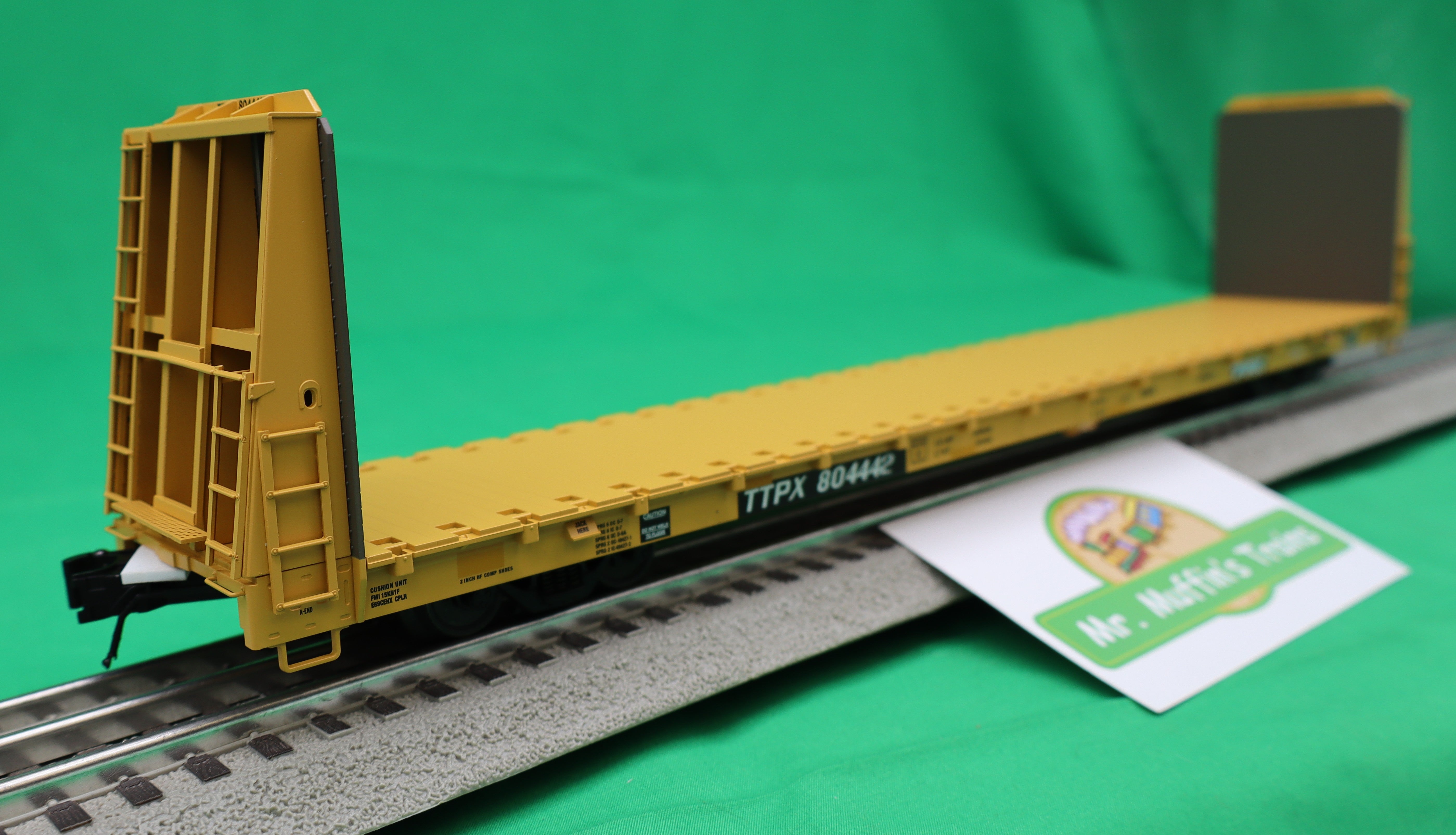 Atlas O 3001929 - Trainman - Bulkhead Flat Car "TTX" (TTPX)