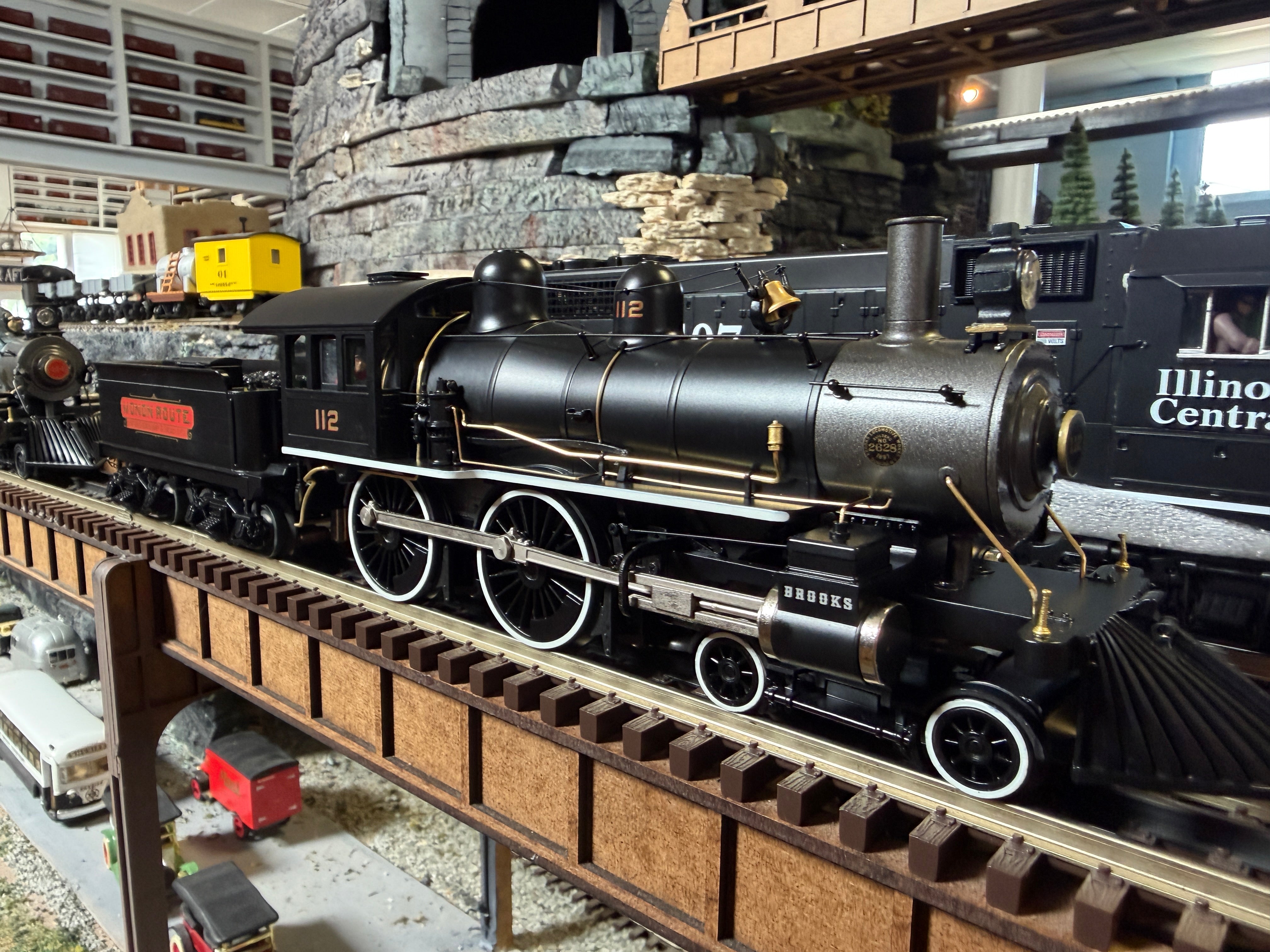 MTH 20-30112-1 - Premier - 4-4-0 American Steam Engine "Monon" #112 w/ PS3 - Custom Run for MrMuffin'sTrains