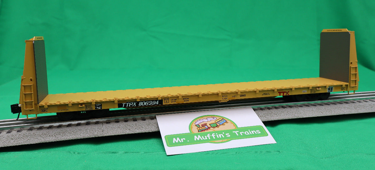 Atlas O 3001928 - Trainman - Bulkhead Flat Car "TTX Forward Thinking" (TTPX)