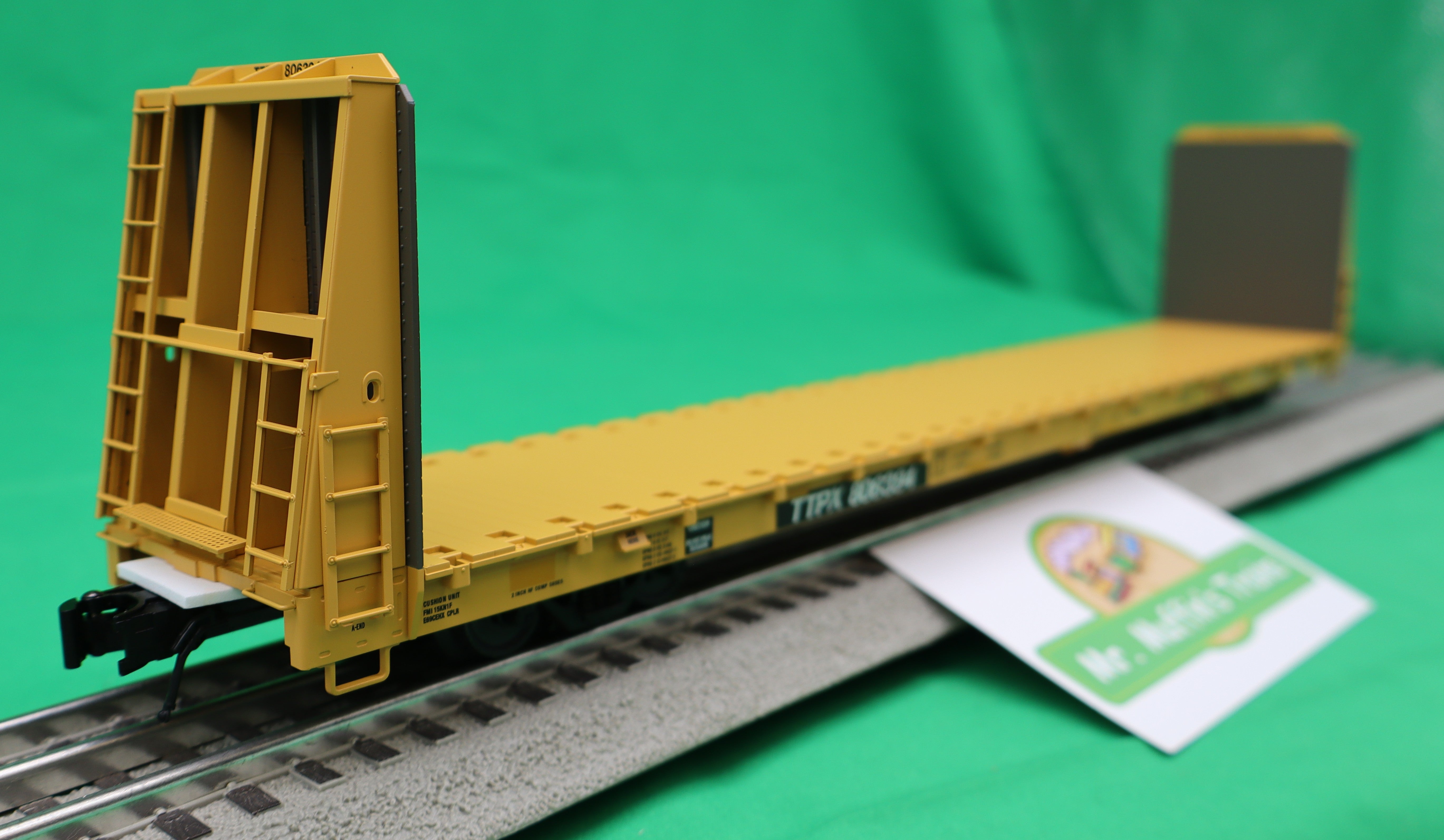 Atlas O 3001928 - Trainman - Bulkhead Flat Car "TTX Forward Thinking" (TTPX)