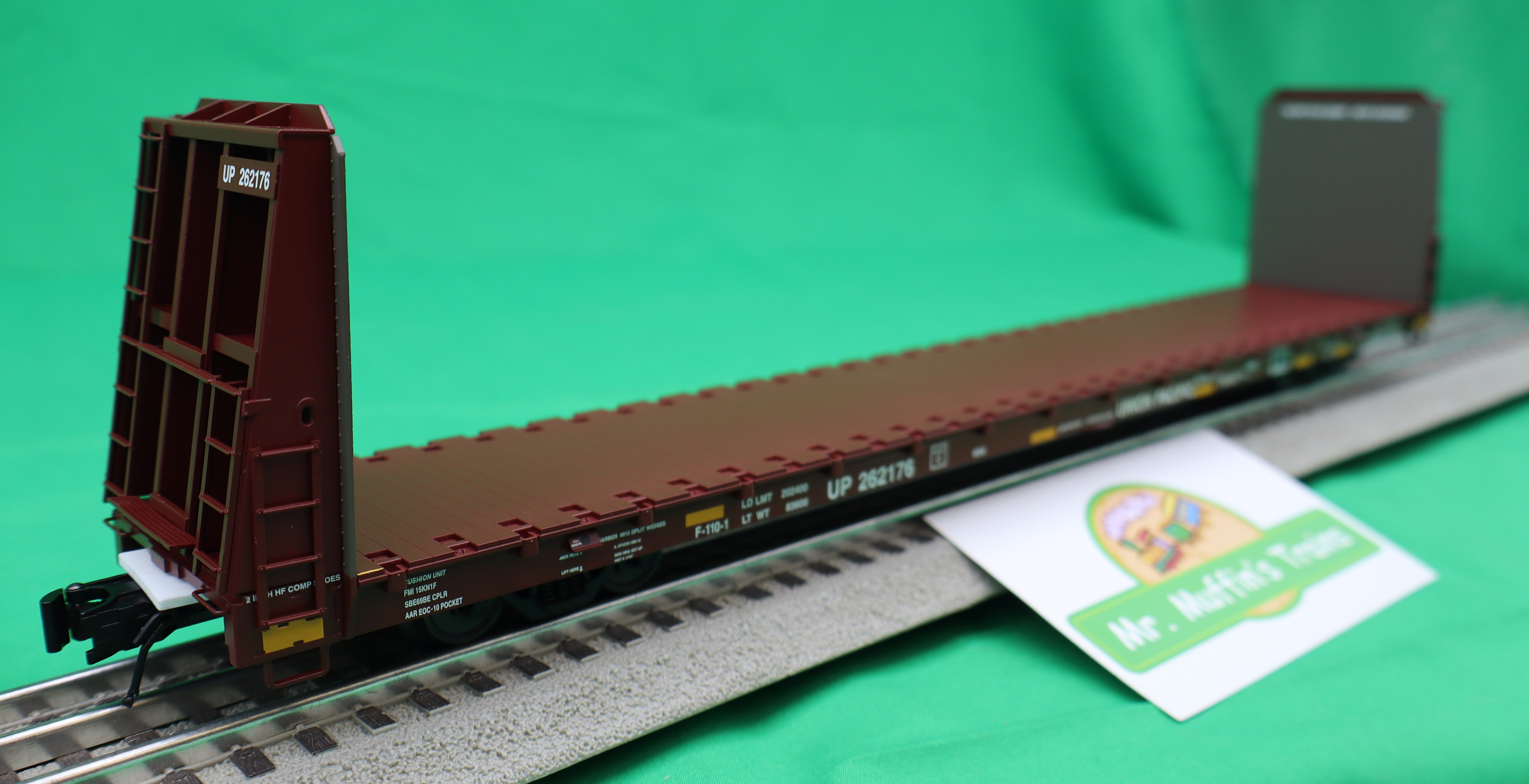 Atlas O 3001930 - Trainman - Bulkhead Flat Car "Union Pacific"