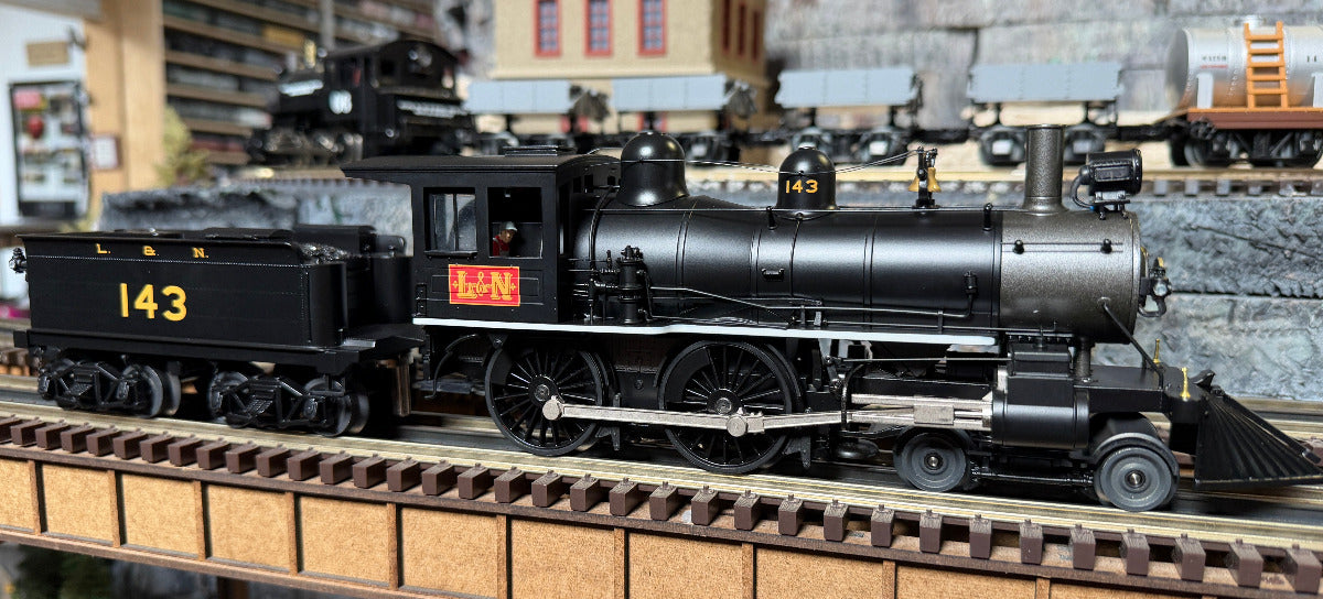 MTH 20-30122-1 - Premier - 4-4-0 American Steam Engine "Louisville & Nashville" #143 w/ PS3