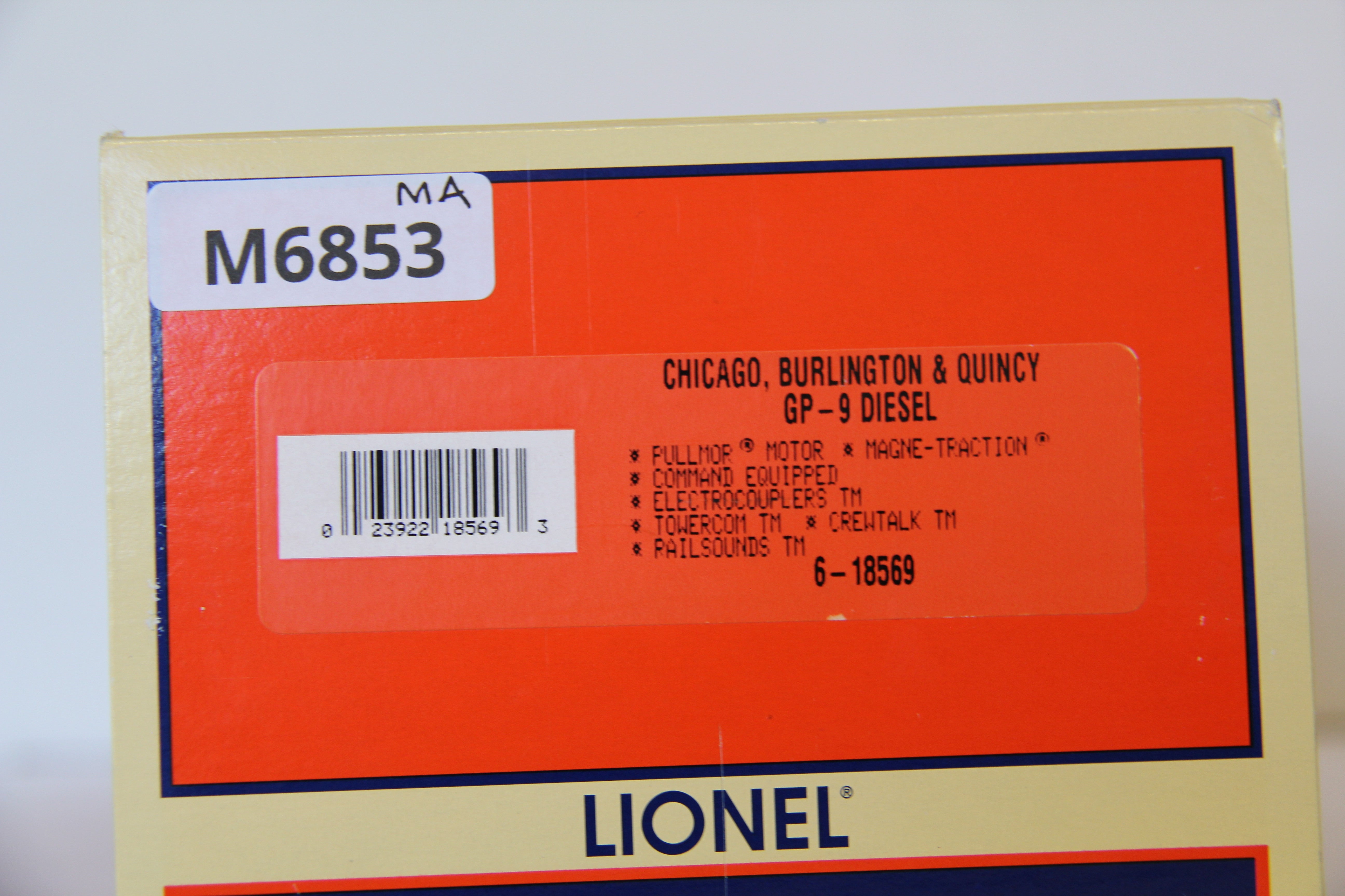 Lionel 6-18569 Chicago, Burlington & Quincy GP-9 Diesel-Second hand-M6853