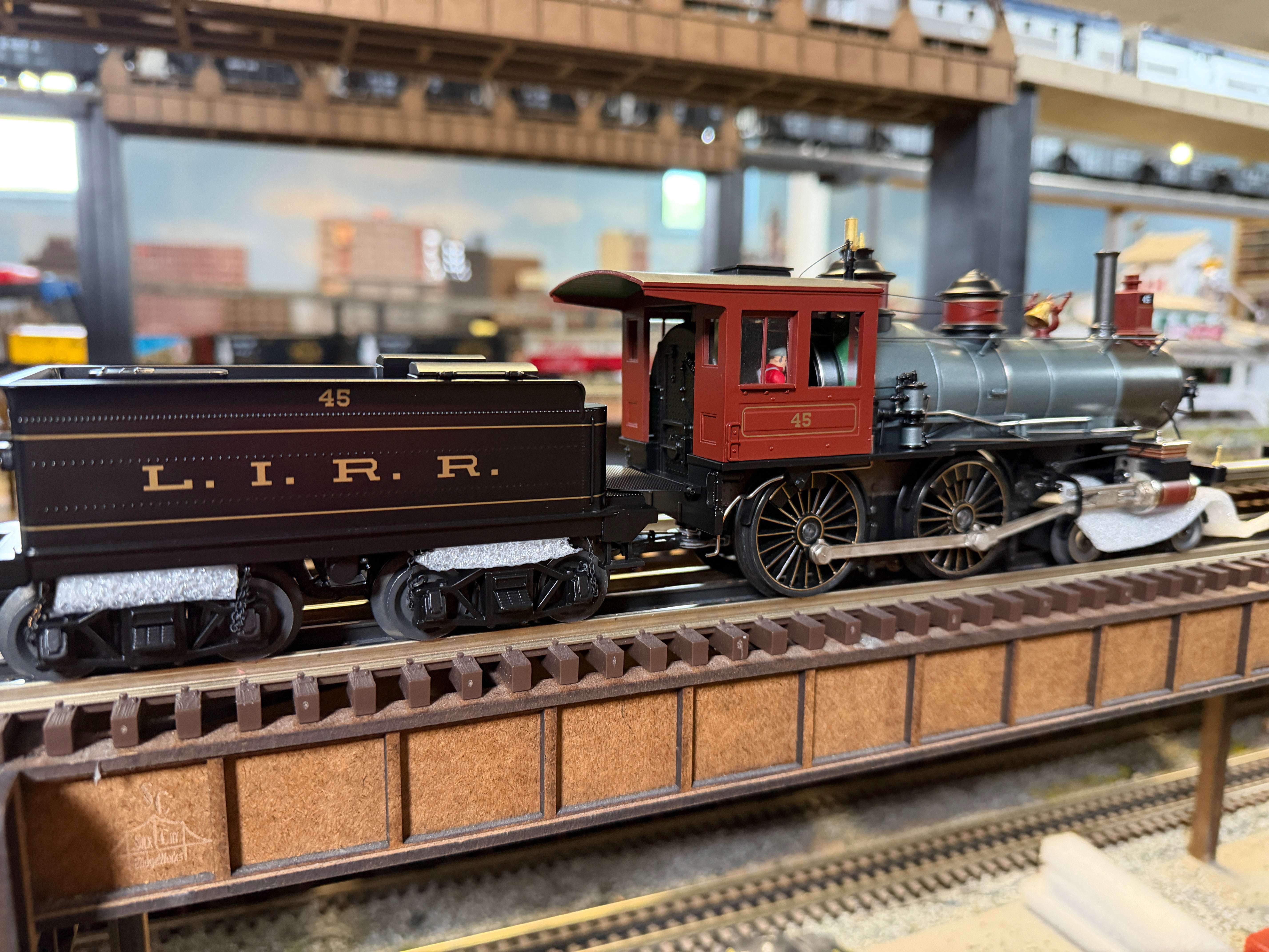 MTH 20-30103-1 - Premier  - 4-4-0 American Steam Engine "Long Island" #45 w/ PS3