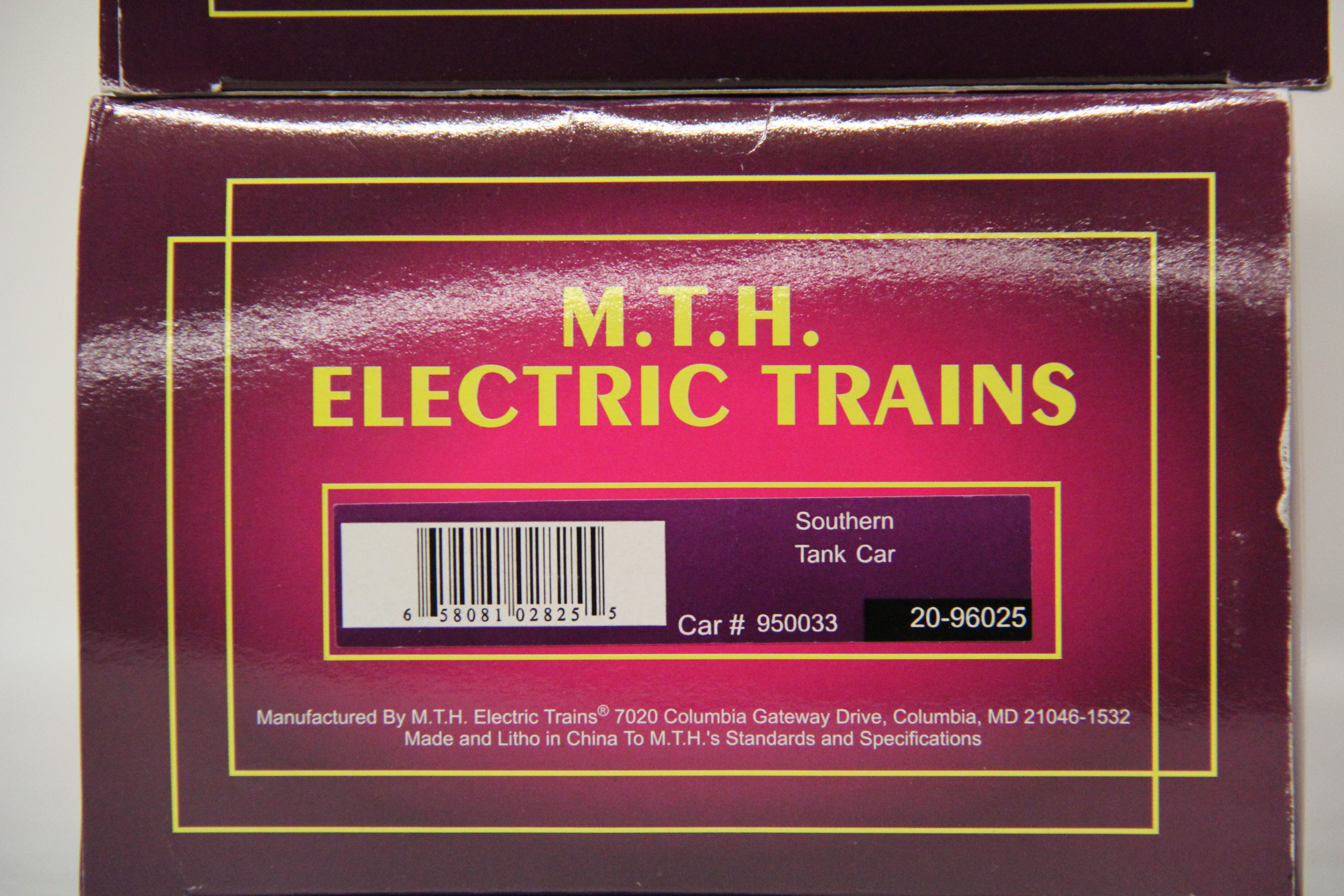 MTH 20-96025 Southern Tank Car-2 Car Set-Second hand-M5306