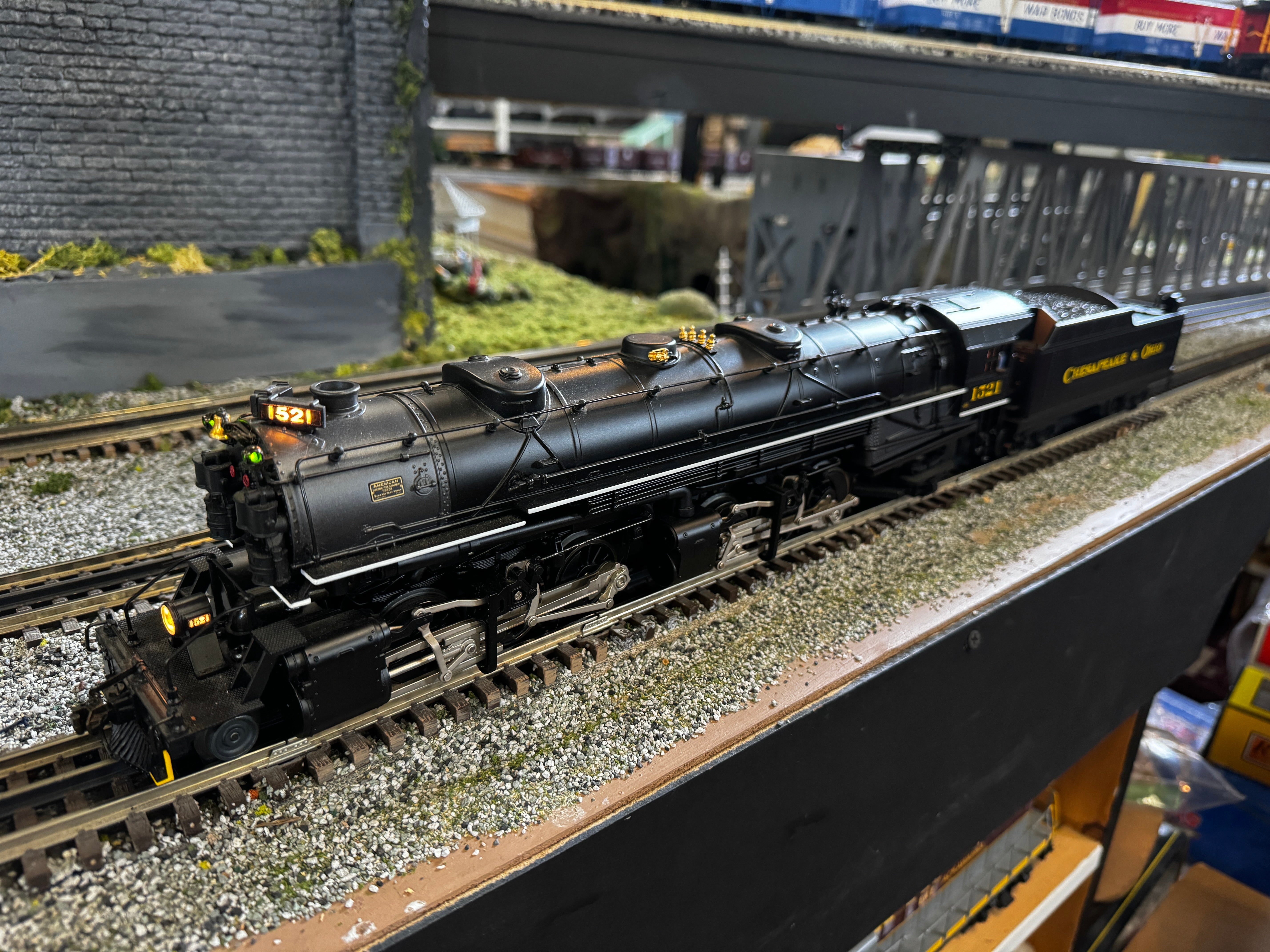 Lionel 6-28075 C & O 2-6-6-2 "Mallet" Steam Engine & Tender-Second hand-M3729