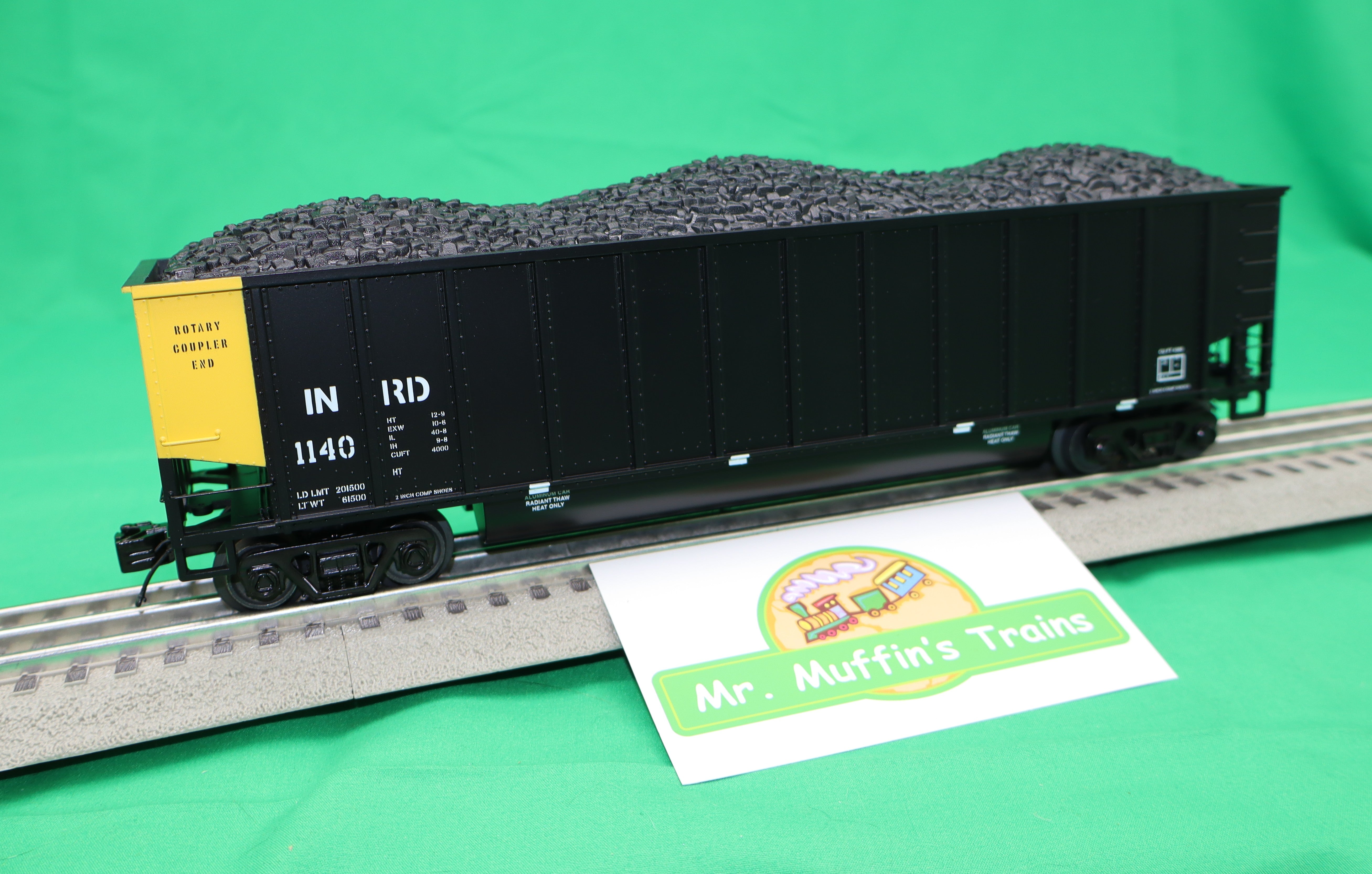 Atlas O 3002970S - Premier - Coalporter Hopper Car "Indiana Railroad" (4-Car) Set #1 - Custom Run for MrMuffin'sTrains