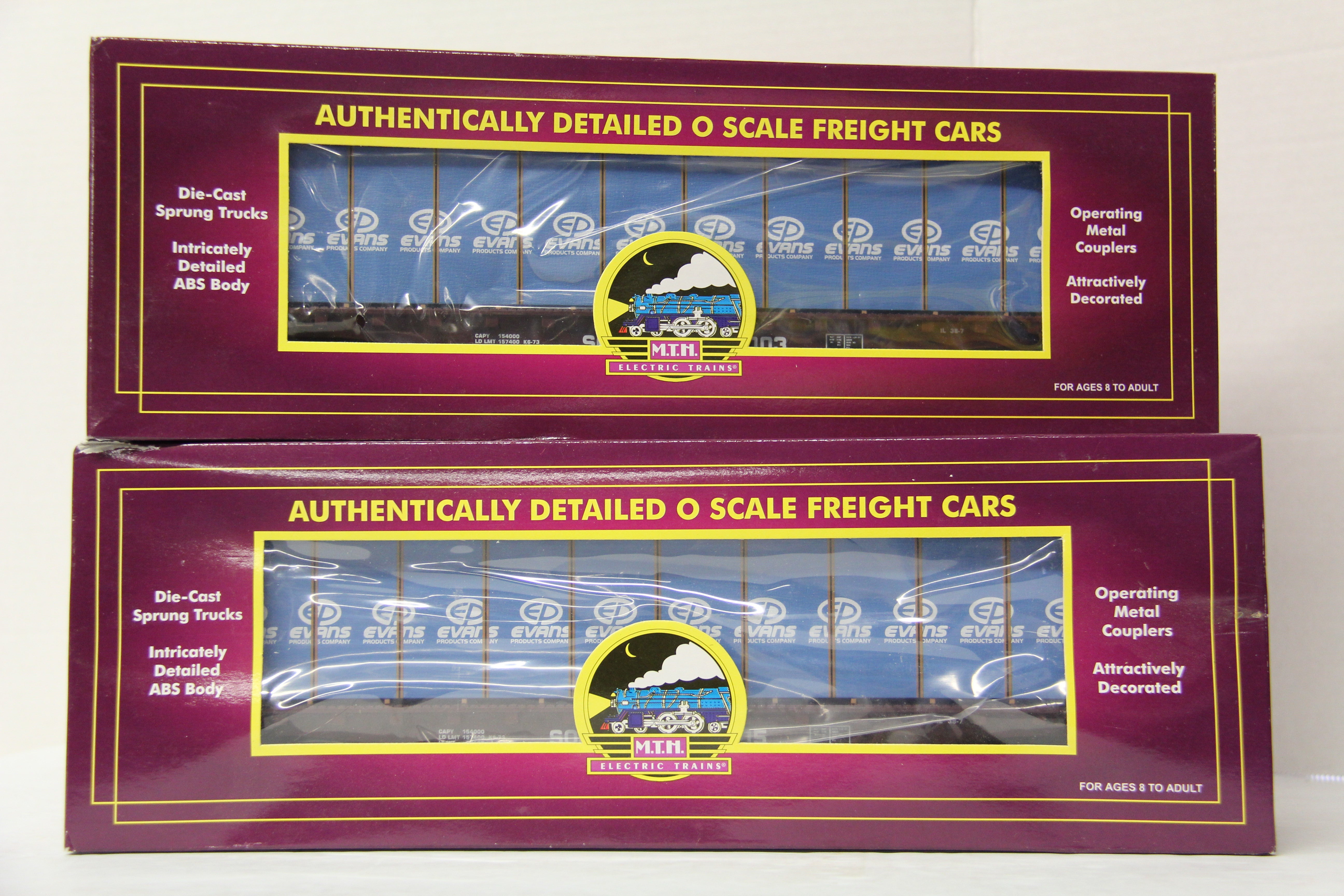 MTH 20-98132 Southern Bulkhead Flat Car w. Lumber Load- 2 Car Set-Second hand-M5318