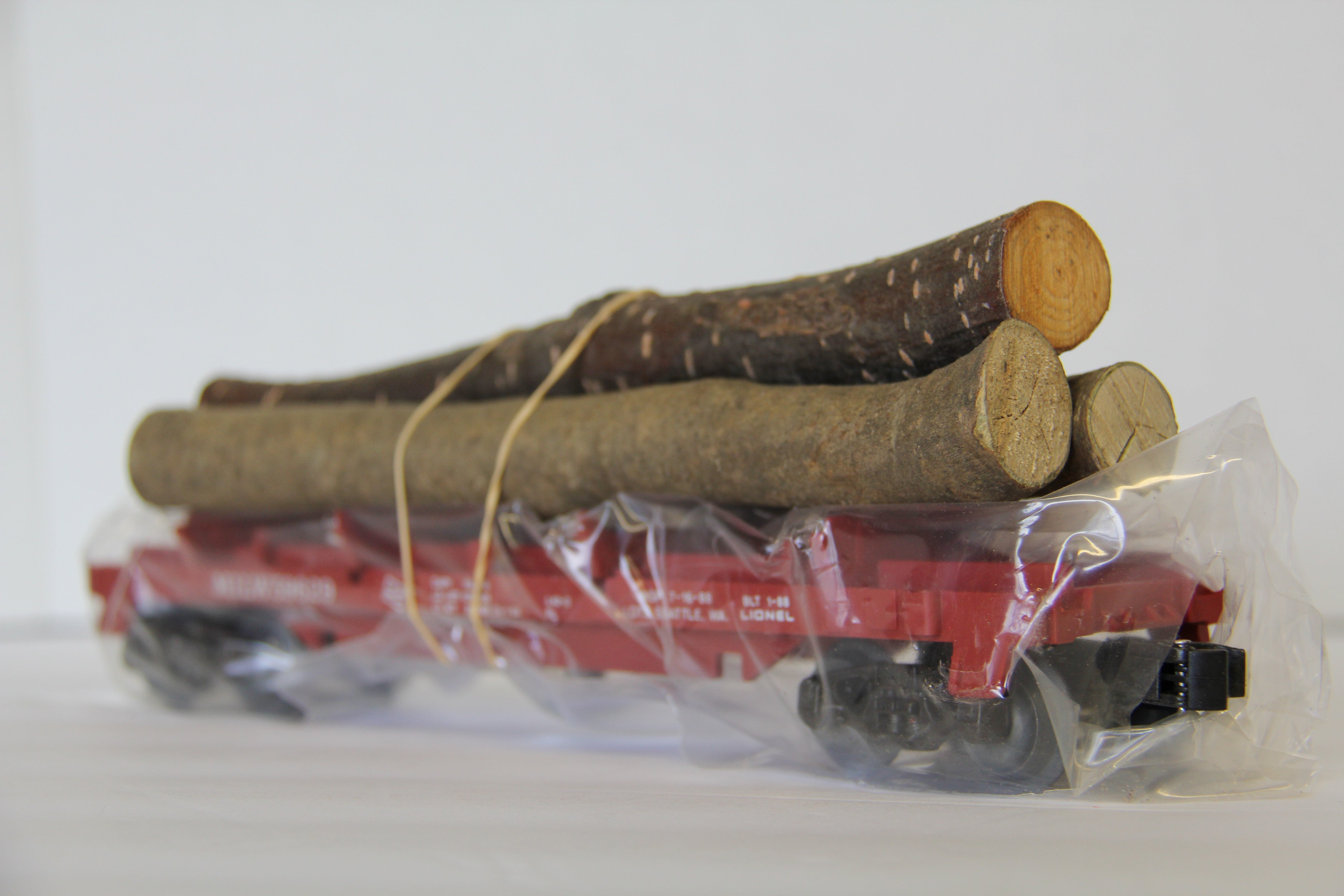 Lionel 6-59629 LOTS 1988 Convention Milwaukee Flatcar with logs-Second hand-M6860
