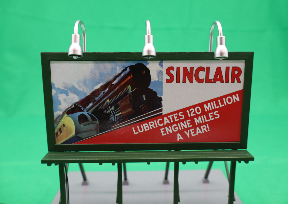 MTH 30-90747 - RailKing - Lighted Billboard "Sinclair"