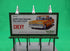 MTH 30-90746 - RailKing - Lighted Billboard "Lou Glutz Motors"