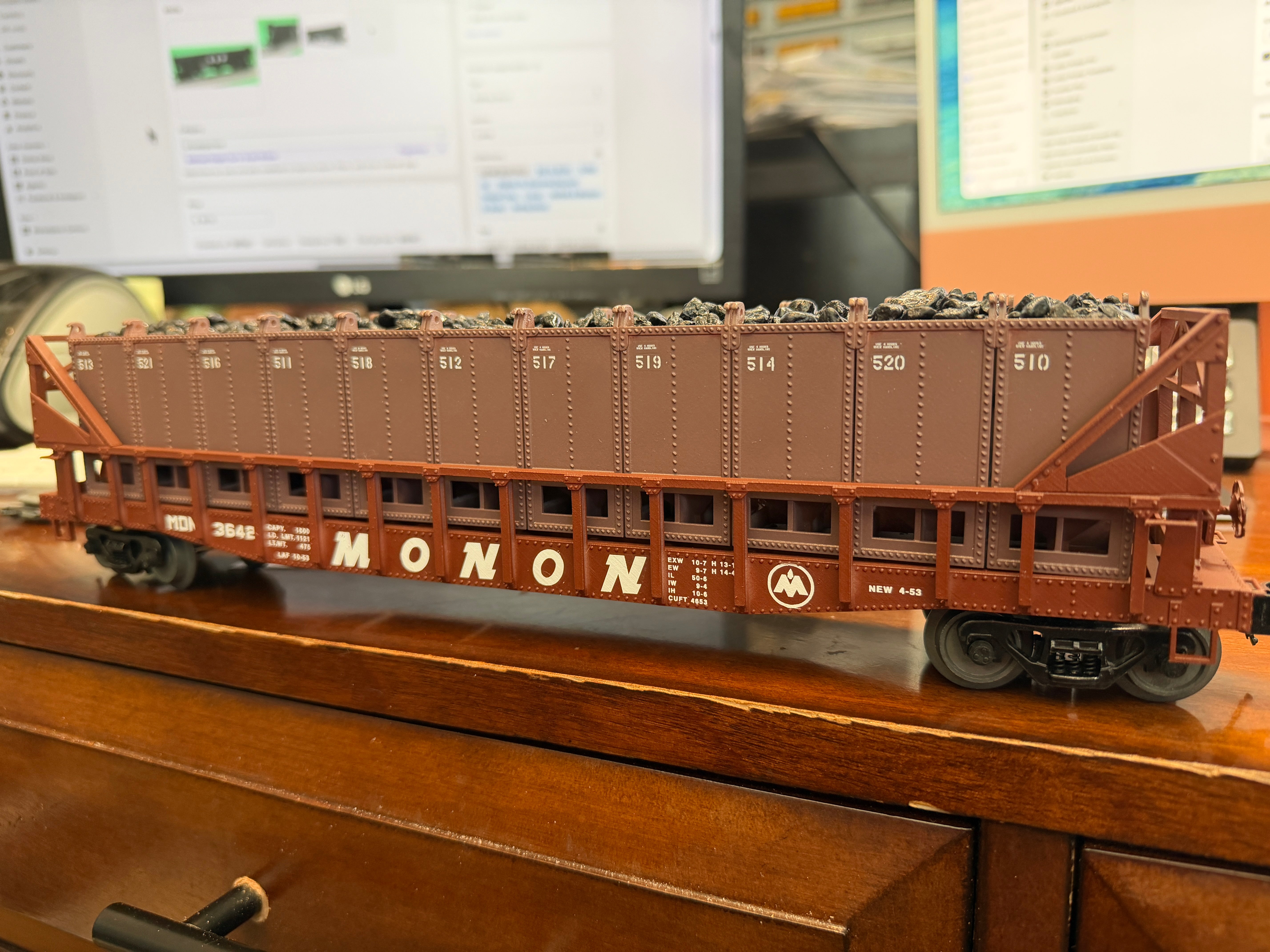 Custom Made - Monon Coke Car - Custom Run for MrMuffin'sTrains