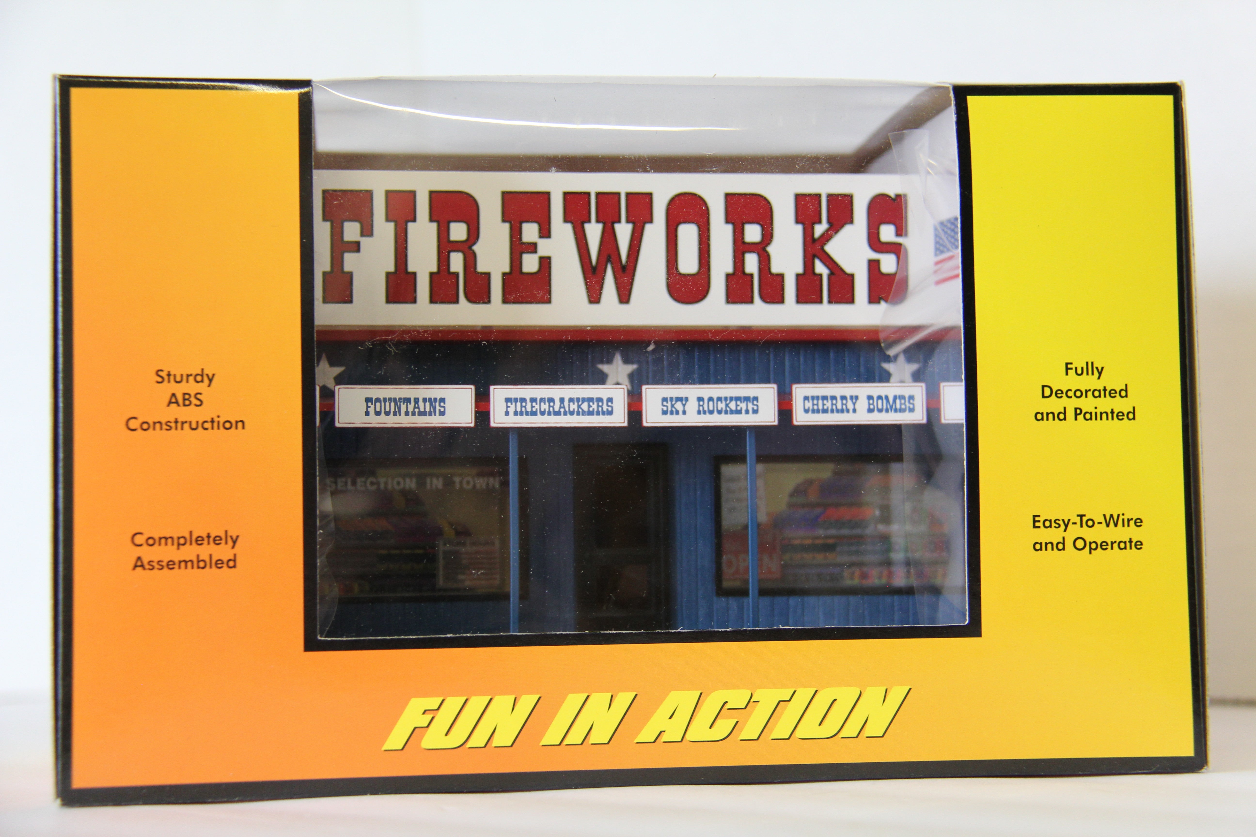 Rail King 30-9093 Fireworks Road Side Stand-Second hand-M6866