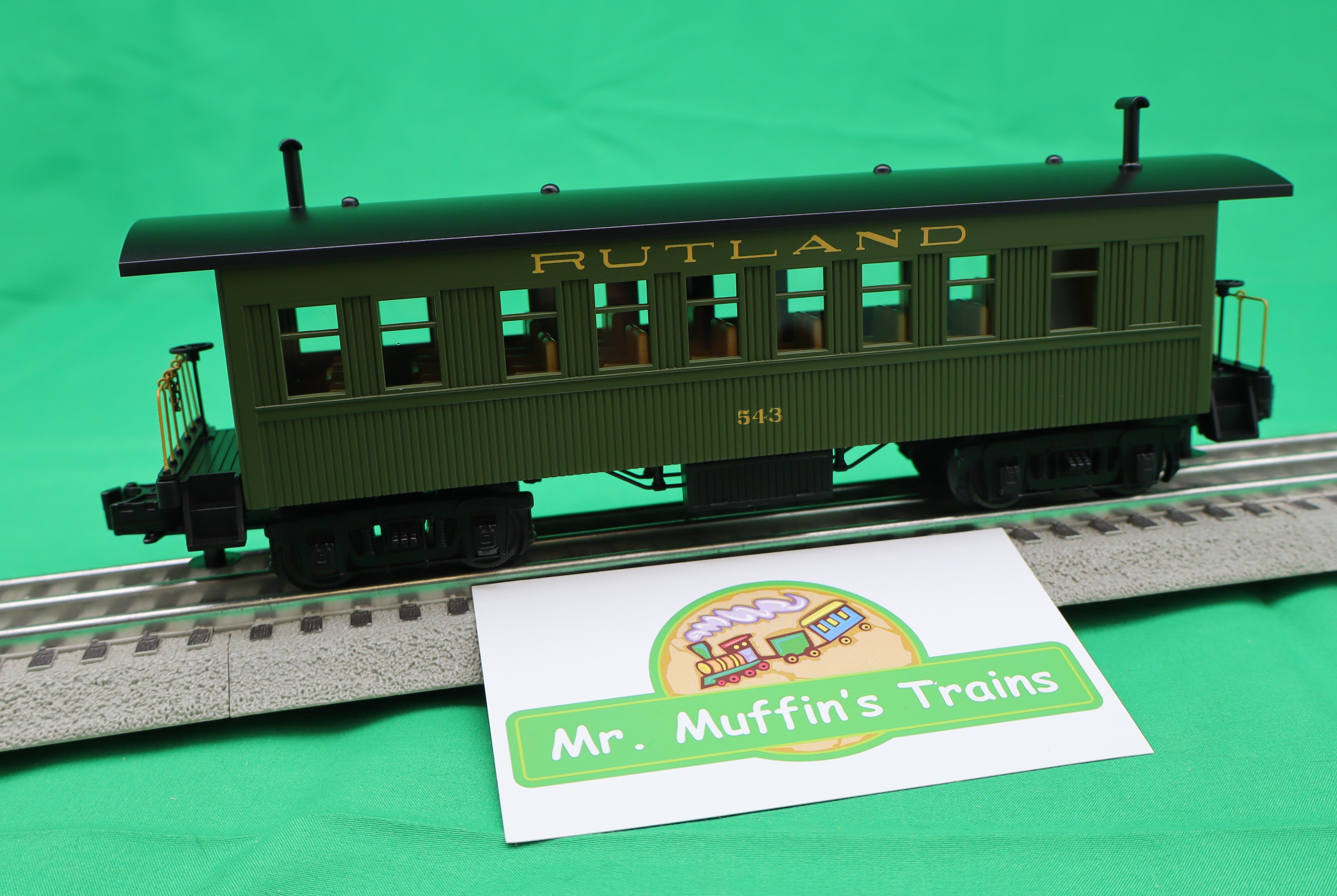 MTH 30-6458 - RailKing - Overton Passenger Coach Set "Rutland" (3-Car)