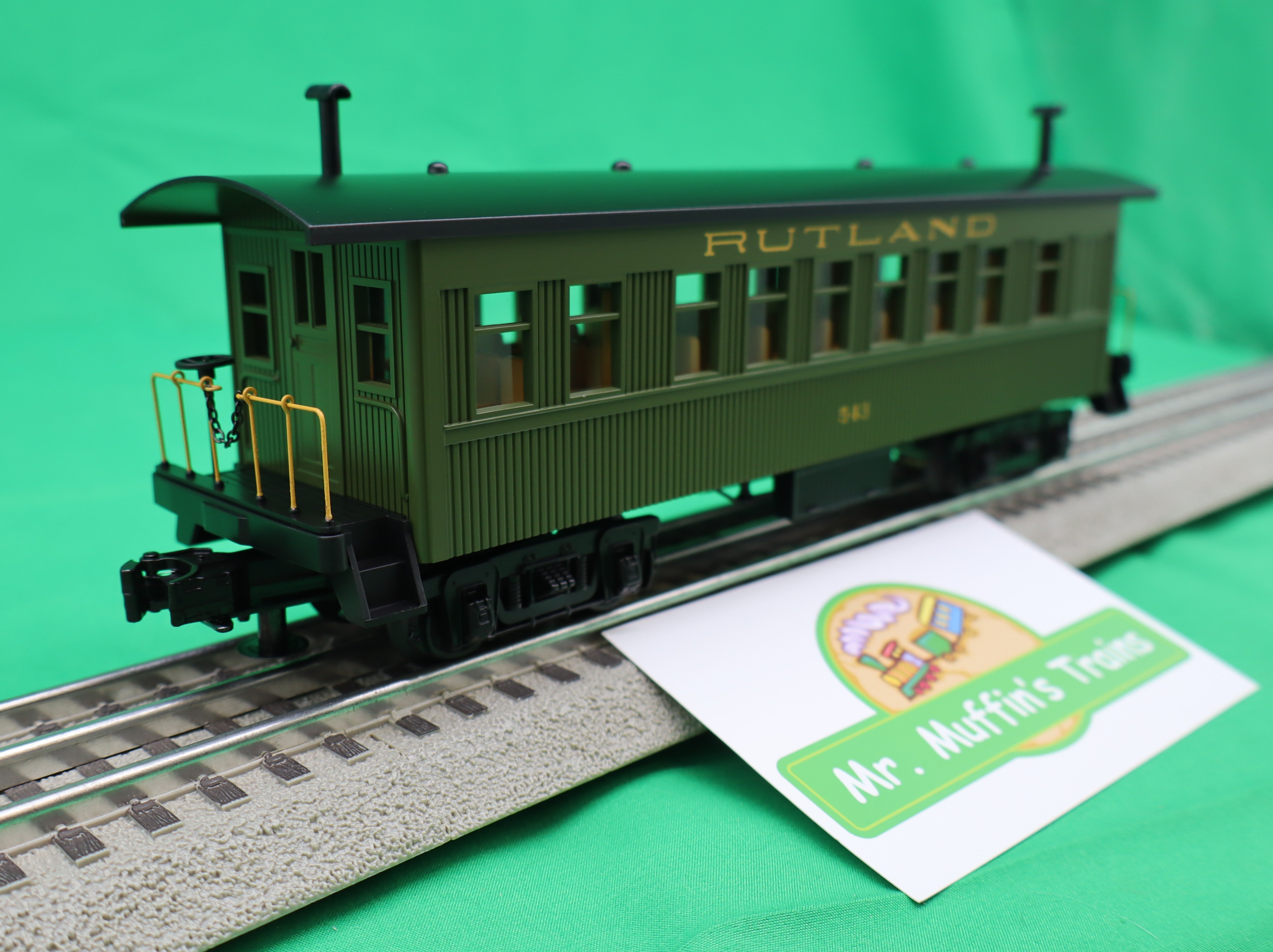 MTH 30-6458 - RailKing - Overton Passenger Coach Set "Rutland" (3-Car)