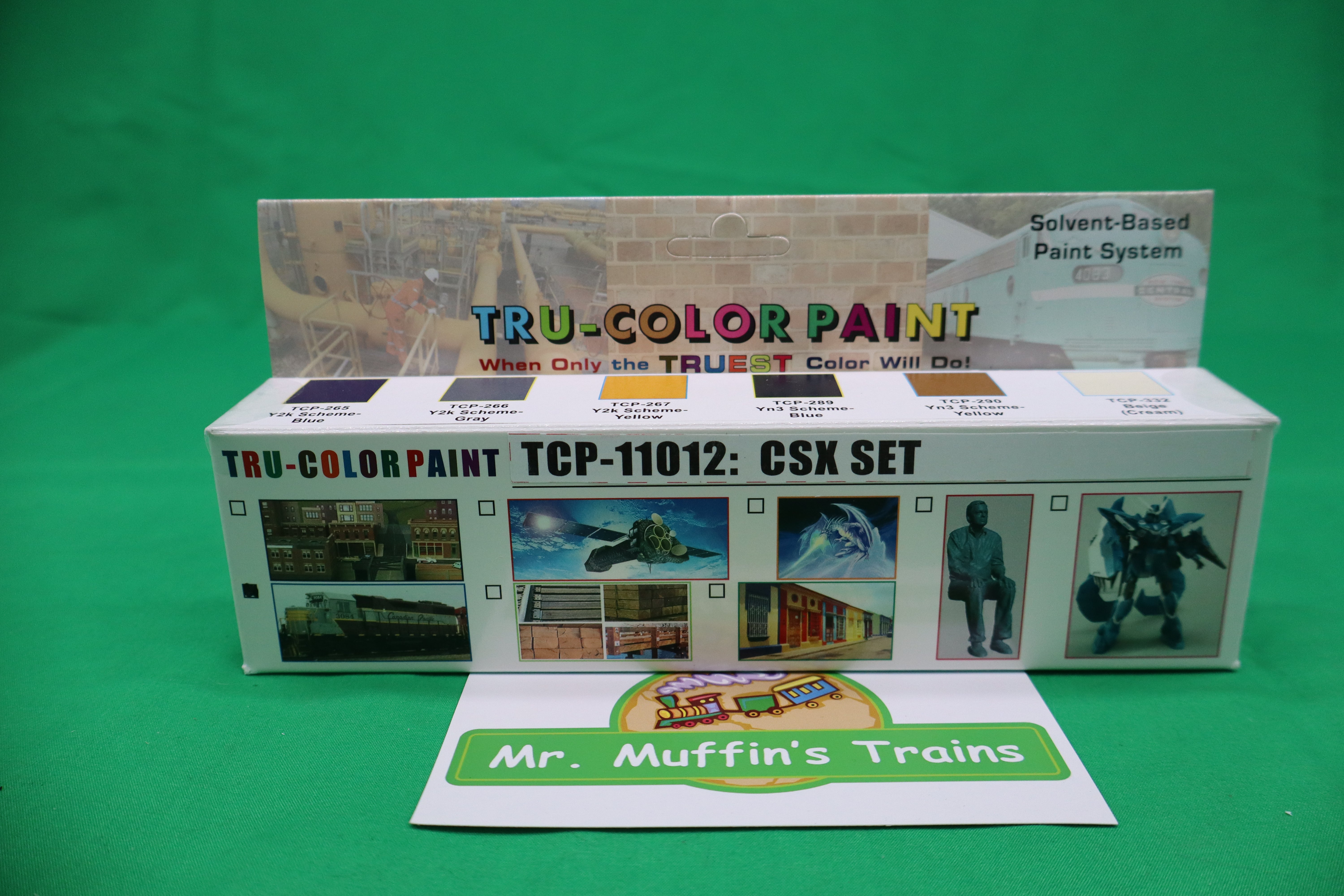 Tru-Color Paint - TCP-11012 - CSX Set (Solvent-Based Paint)