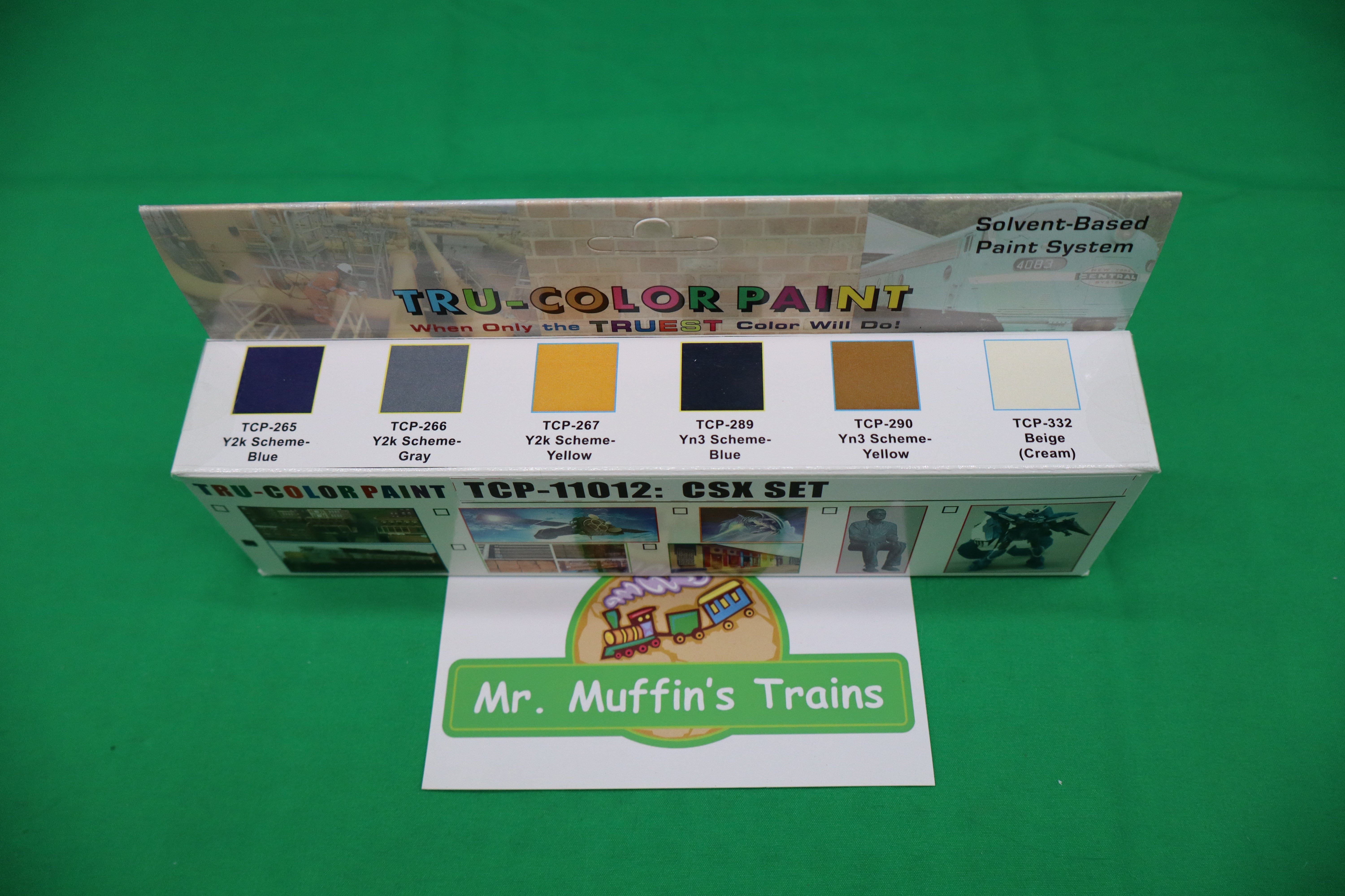 Tru-Color Paint - TCP-11012 - CSX Set (Solvent-Based Paint)