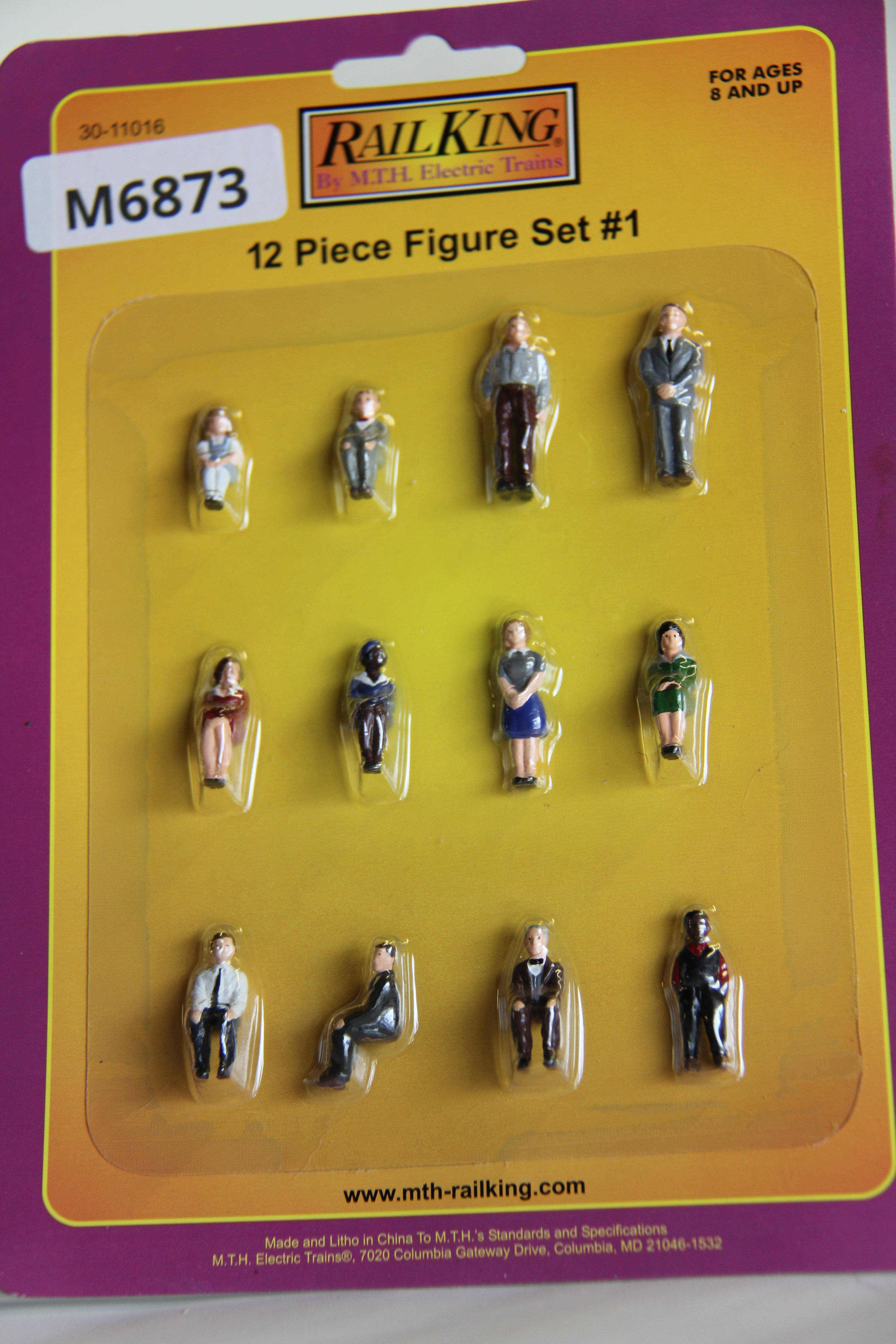 Rail King 30-11016 12 Piece Figure Set #1-Second hand-M6873