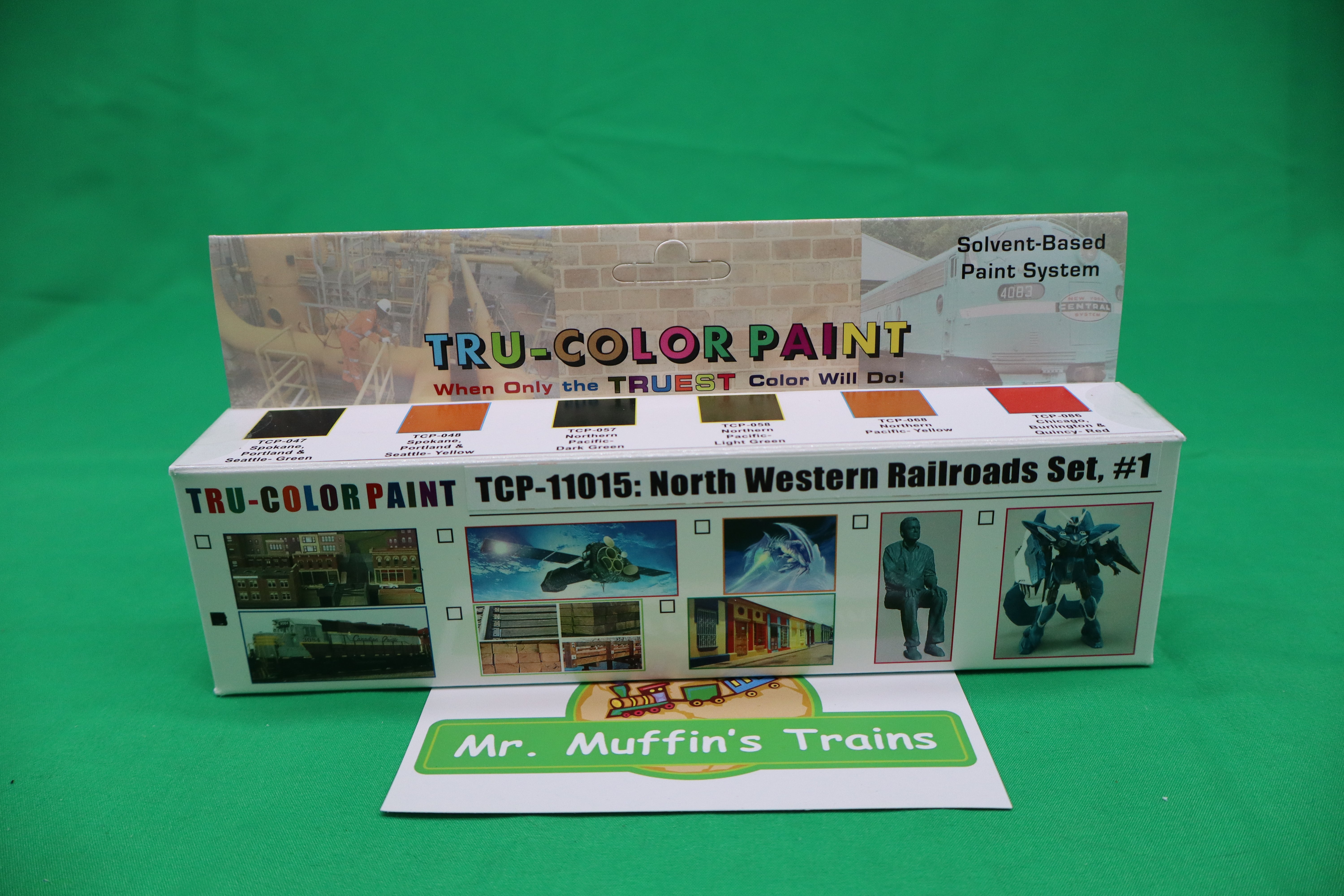 Tru-Color Paint - TCP-11015 - Northwestern Railroads Set #1 (Solvent-Based Paint)