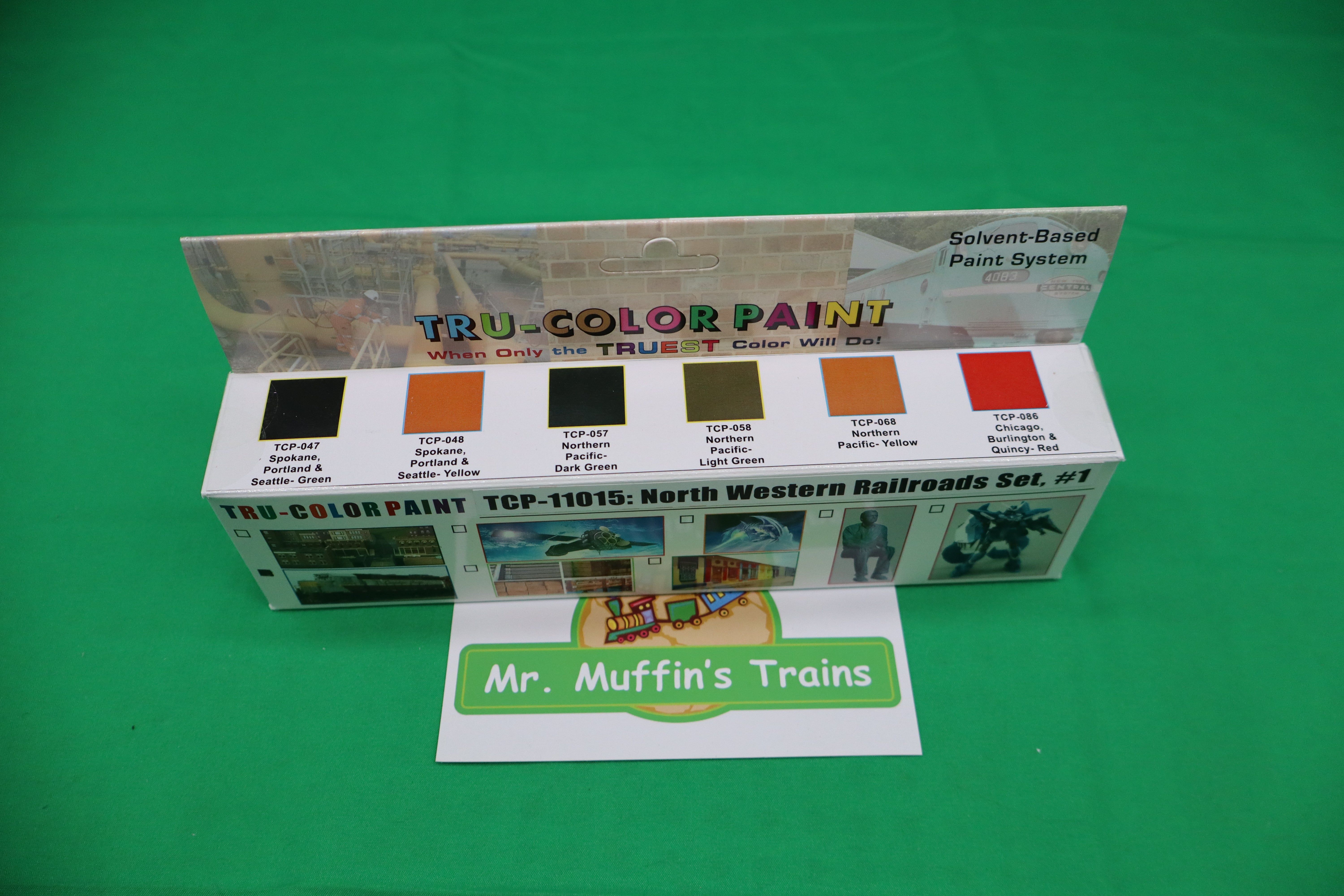 Tru-Color Paint - TCP-11015 - Northwestern Railroads Set #1 (Solvent-Based Paint)