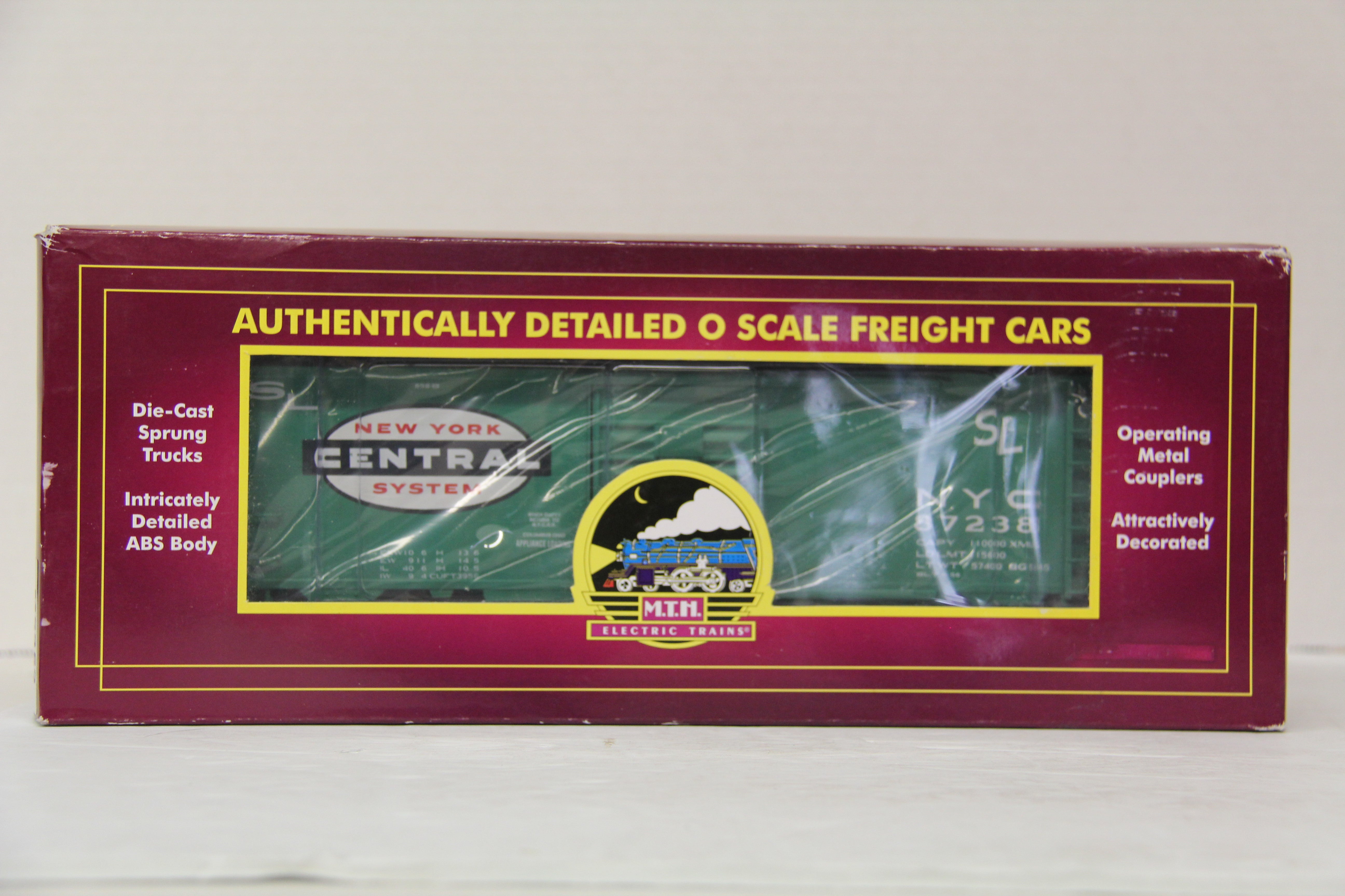 MTH 20-93685 New York Central #87238 -40' Box Car-Second hand-M5352