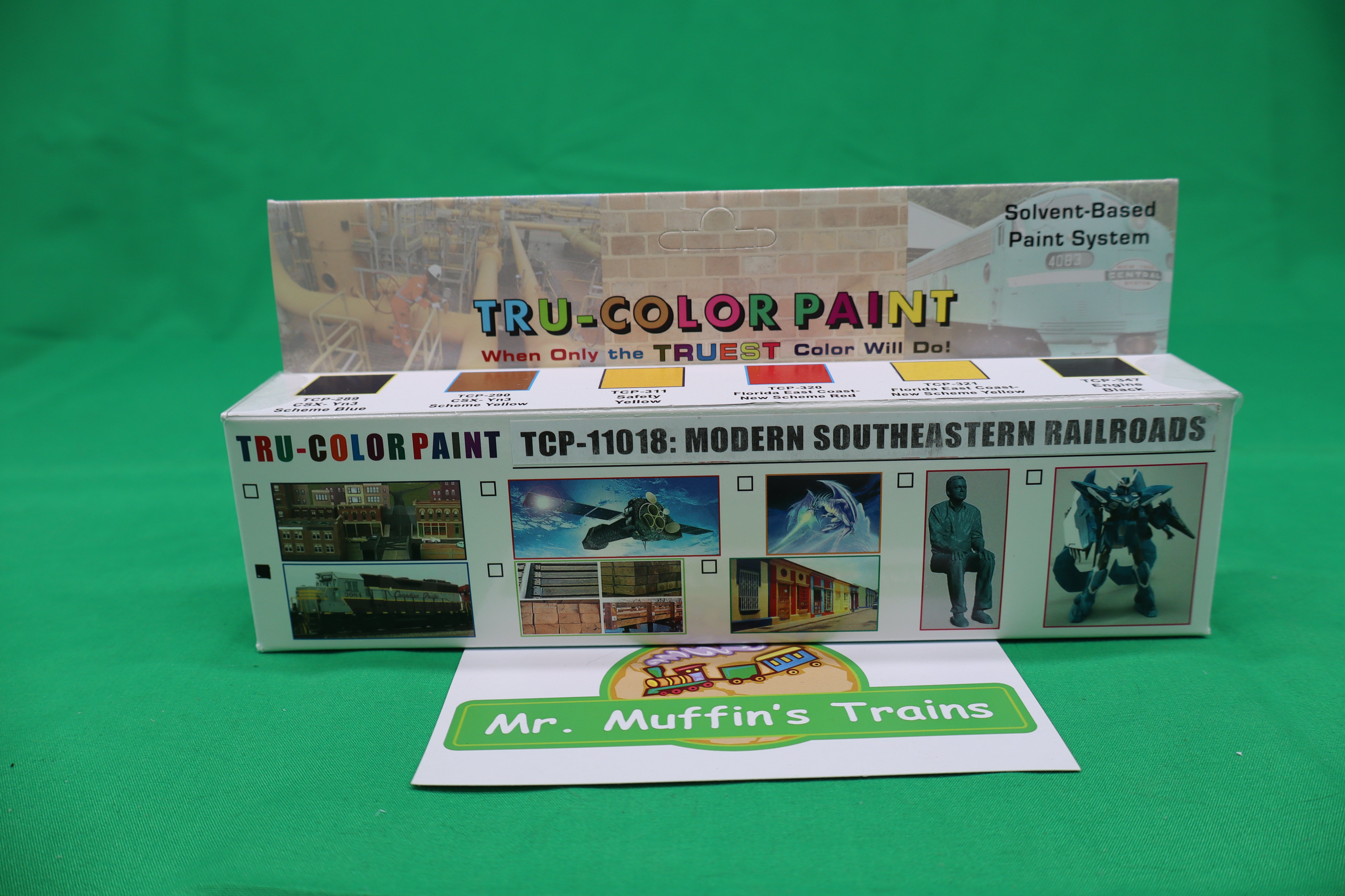 Tru-Color Paint - TCP-11018 - Modern Southeast Railroad Set (Solvent-Based Paint)