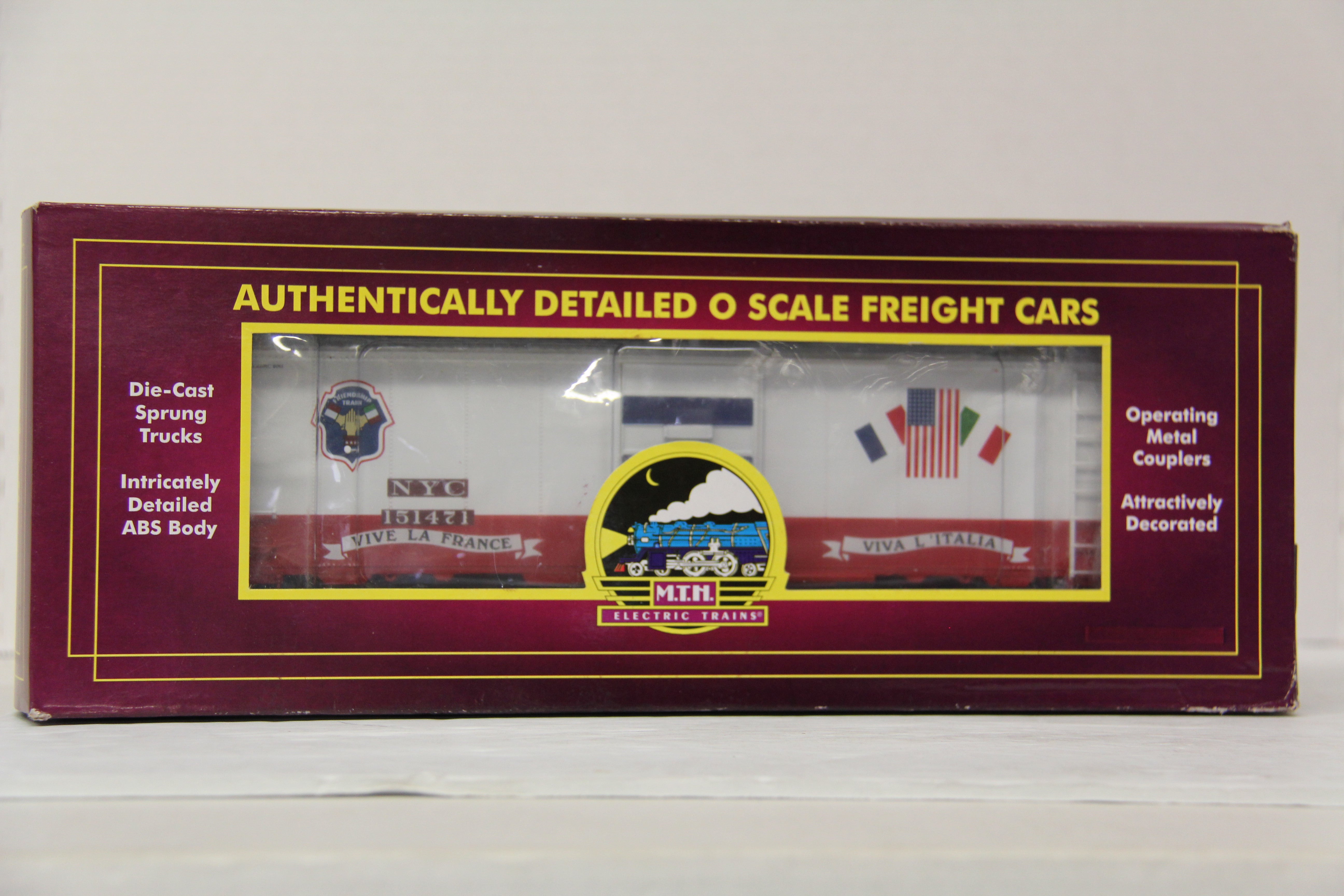 MTH 20-93524 New York Central #MTHRRC-2011 -40' AAR Box Car-Second hand-M5353