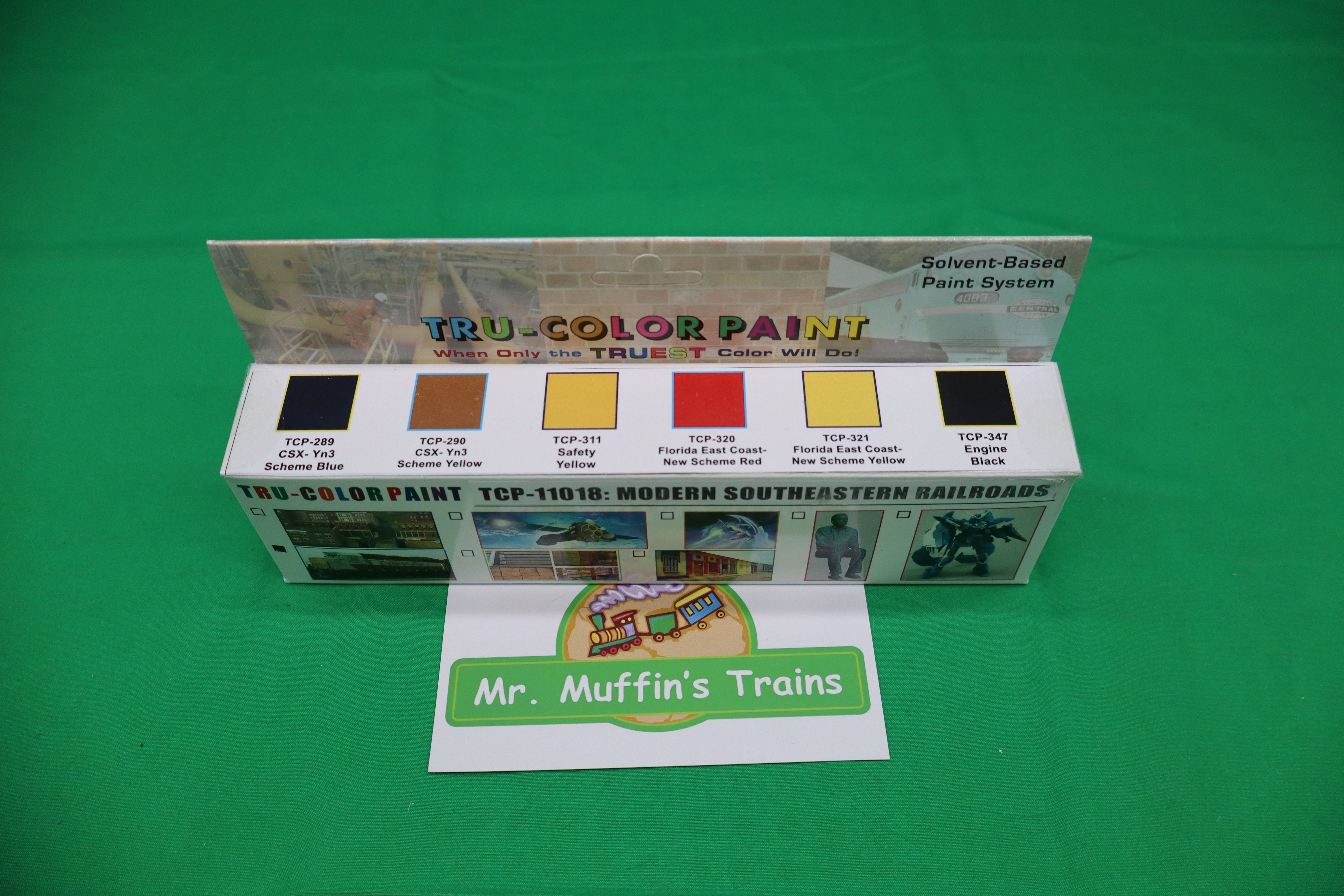 Tru-Color Paint - TCP-11018 - Modern Southeast Railroad Set (Solvent-Based Paint)