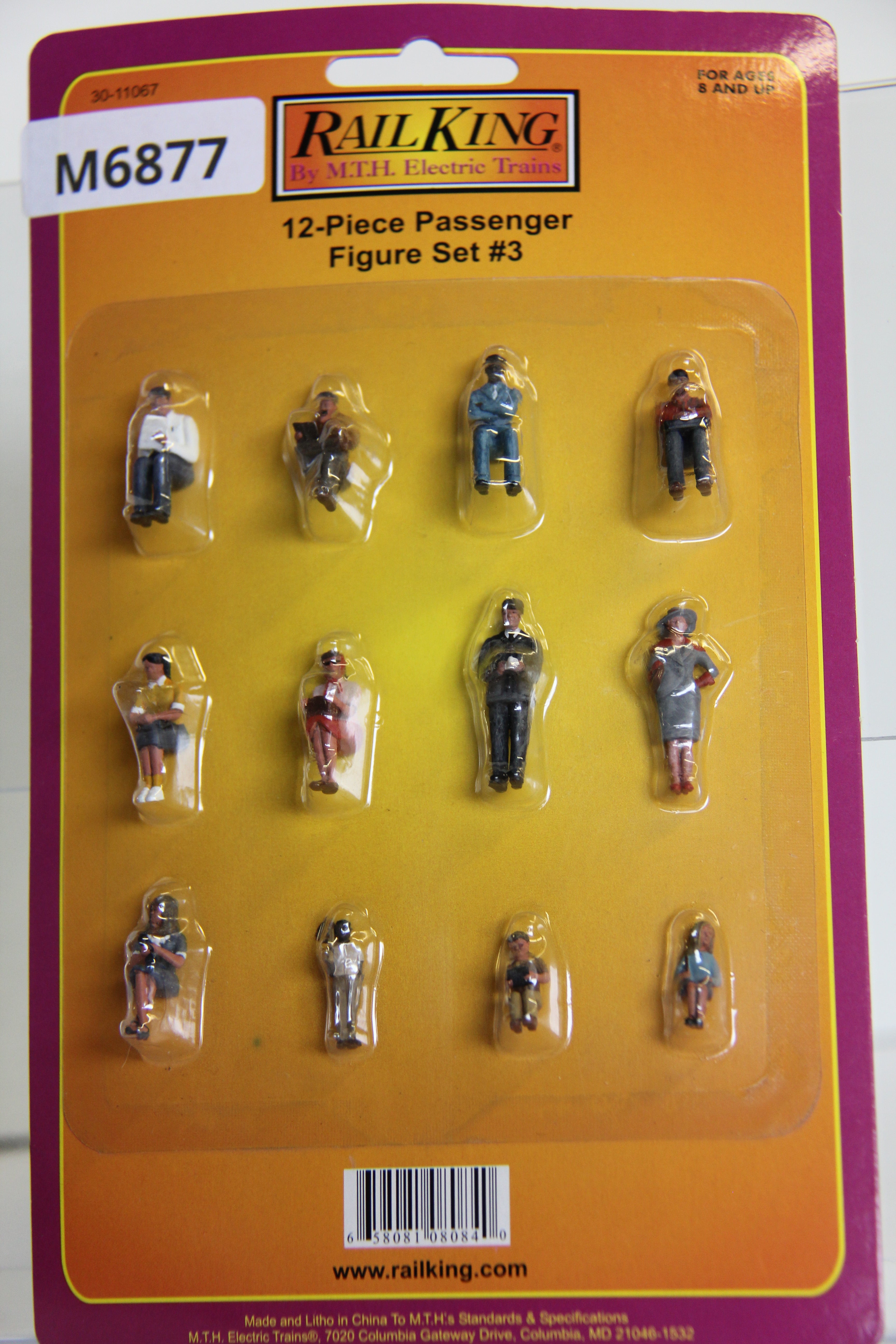 Rail King 30-11067 Passenger Figure Set #3-Second hand-M6877