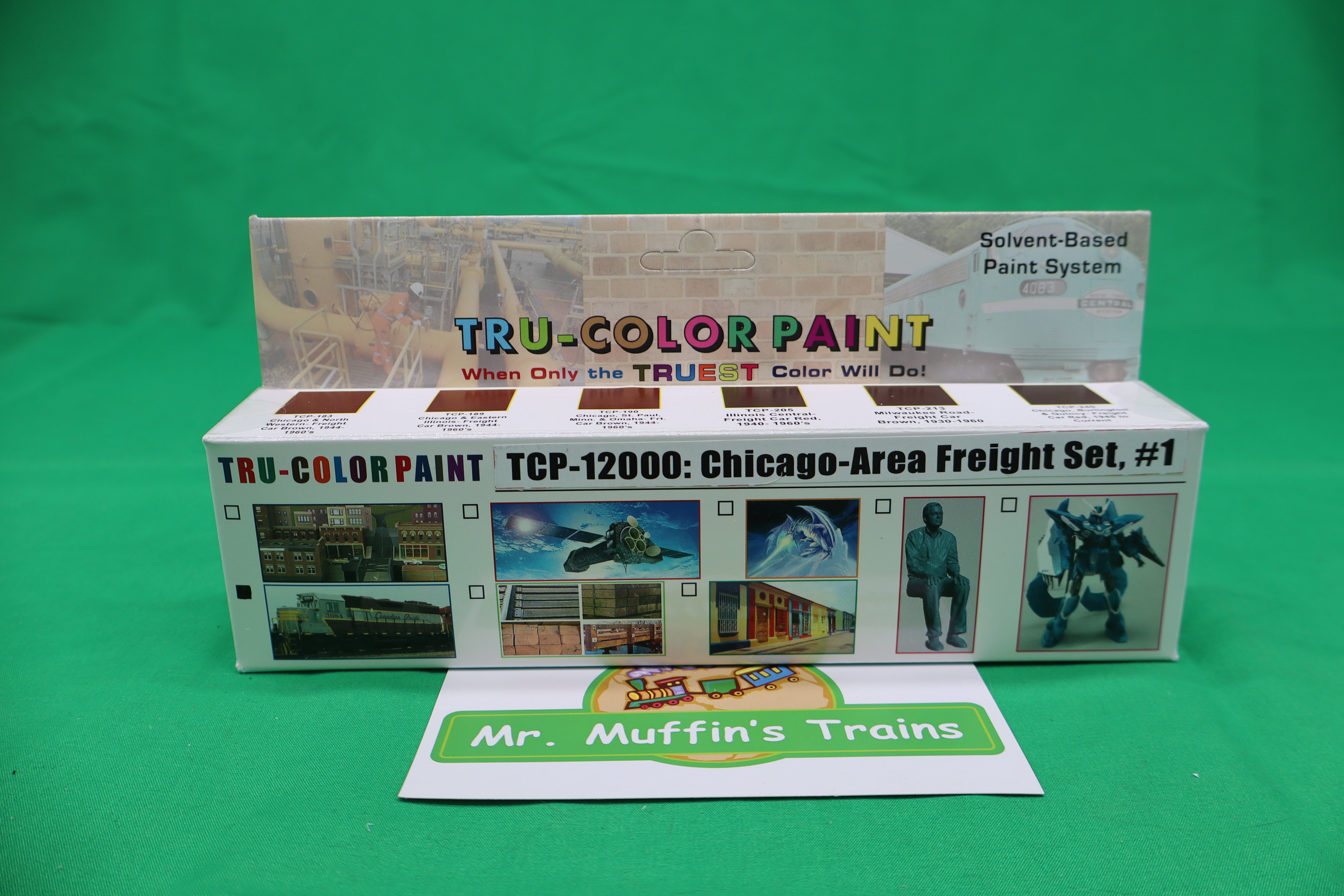 Tru-Color Paint - TCP-12000 - Chicago Area Freight Car Set (Solvent-Based Paint)