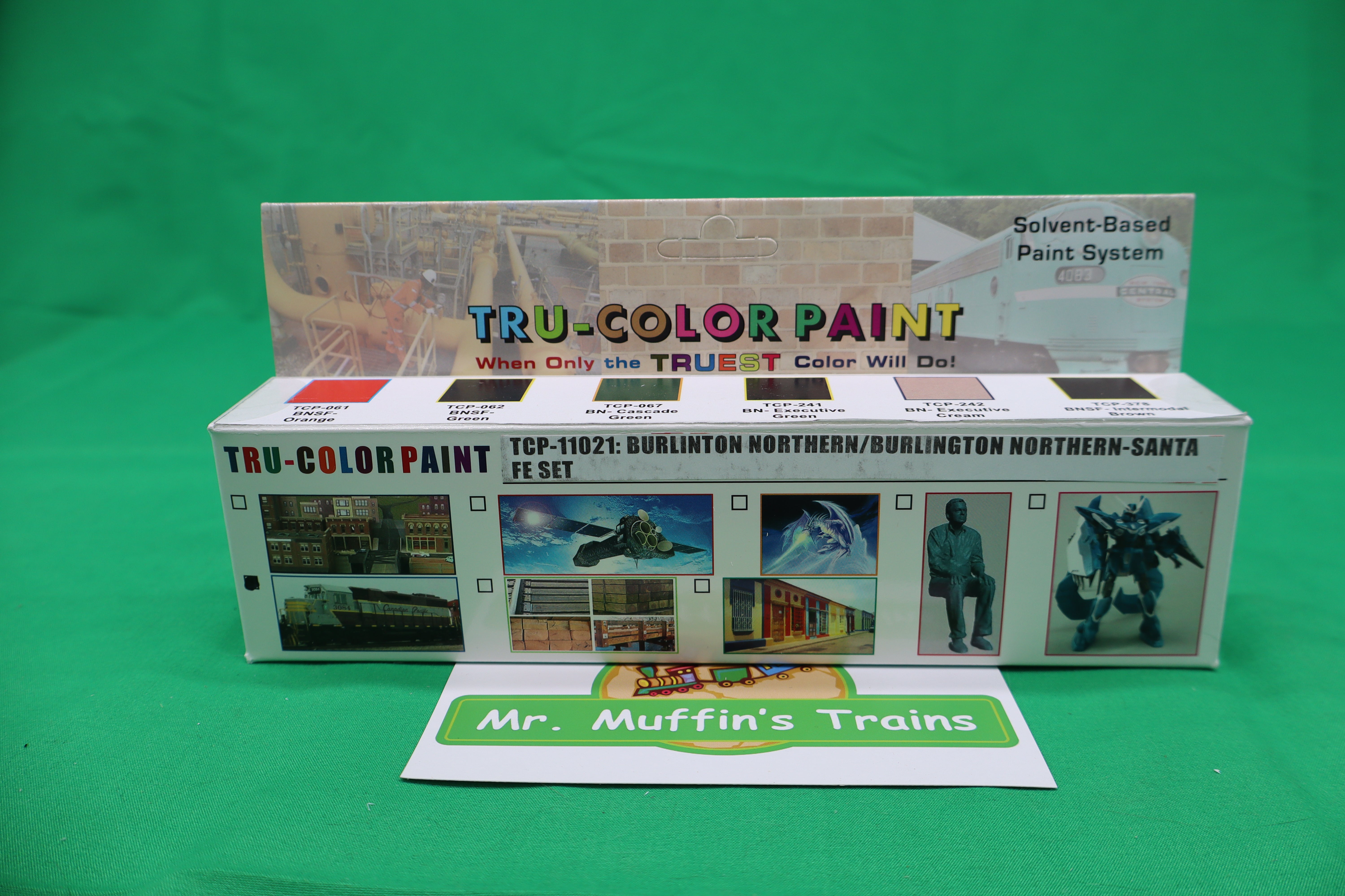 Tru-Color Paint - TCP-11021 - BN / BNSF Set (Solvent-Based Paint)