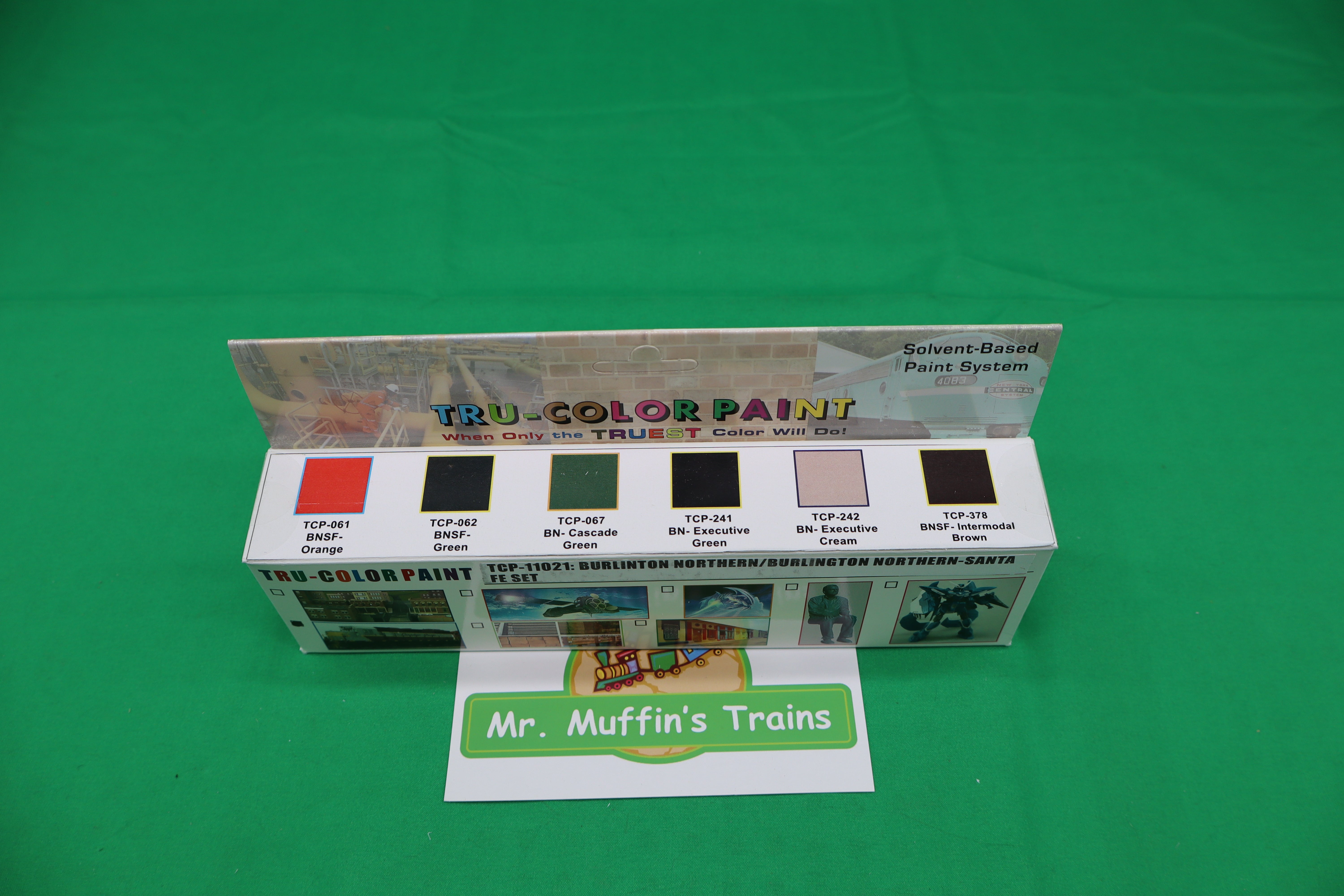 Tru-Color Paint - TCP-11021 - BN / BNSF Set (Solvent-Based Paint)
