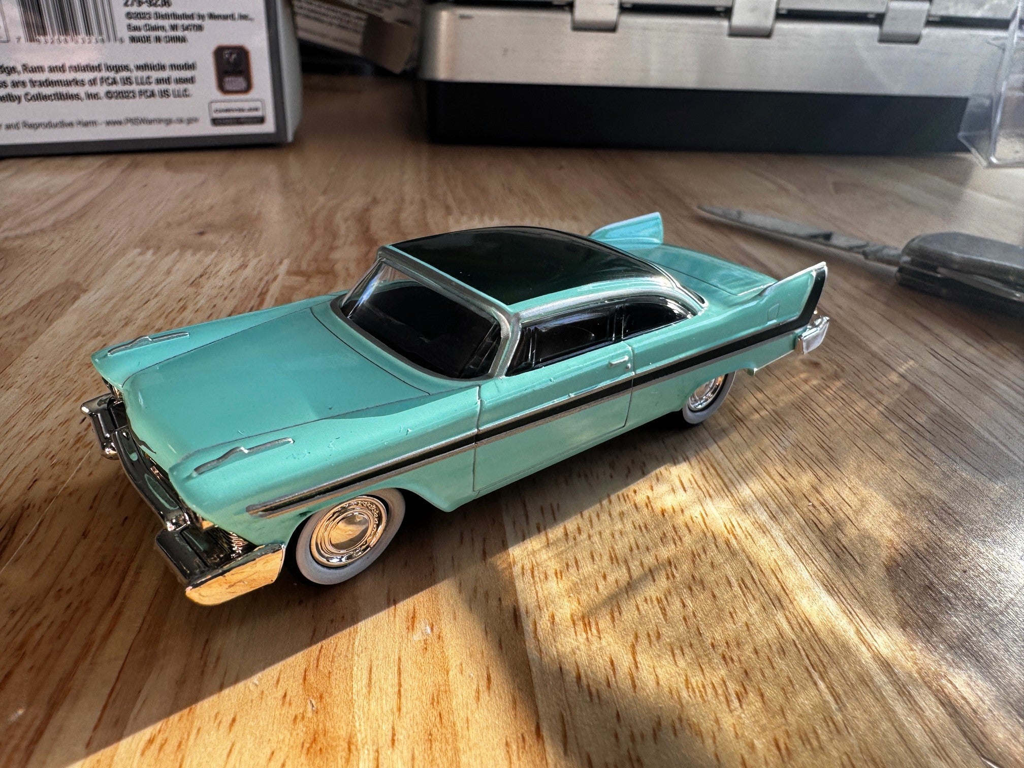 1958 Plymouth Fury (Green) 1/48 Diecast Car