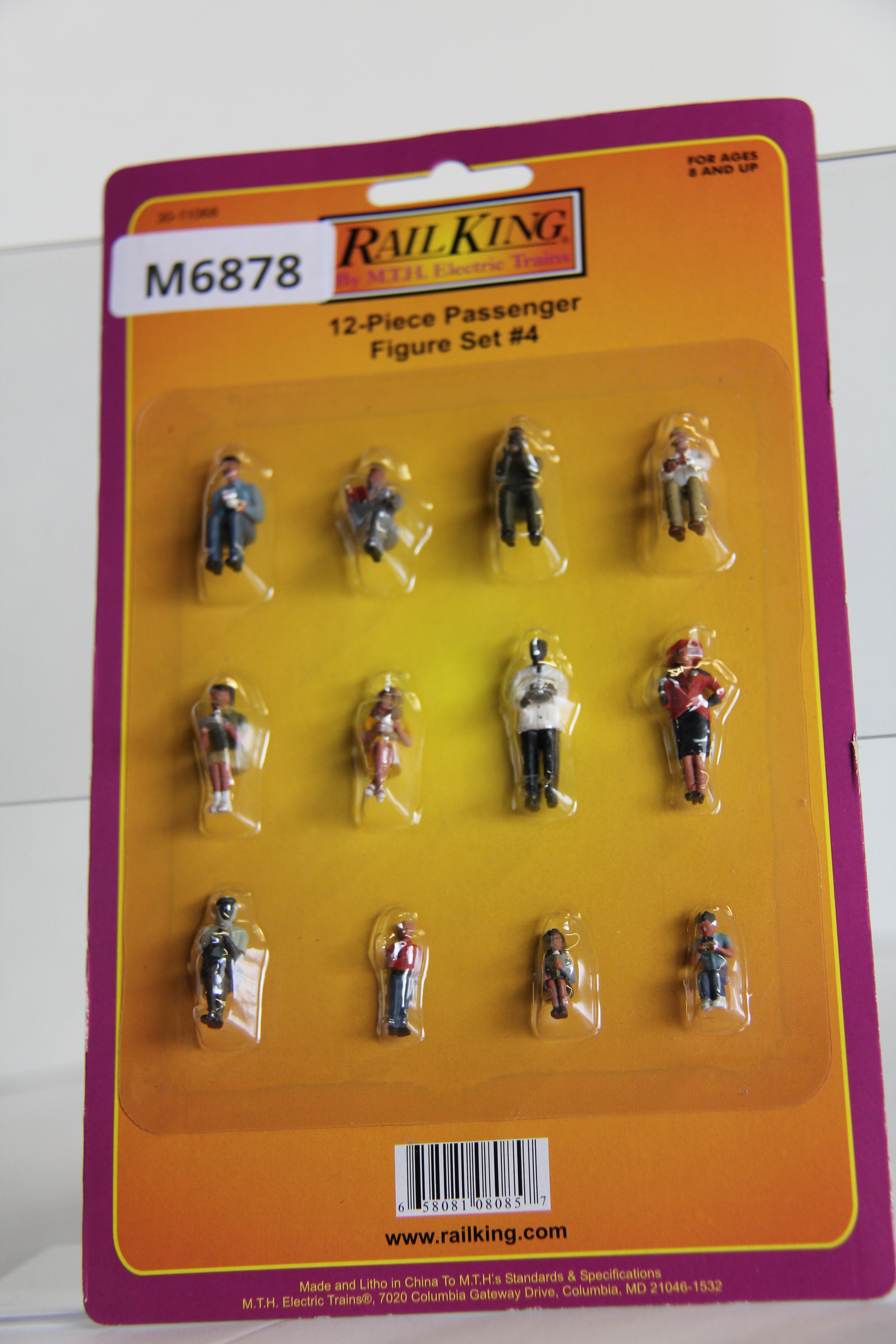 Rail King 30-11068 Passenger Figure Set #4-Second hand-M6878