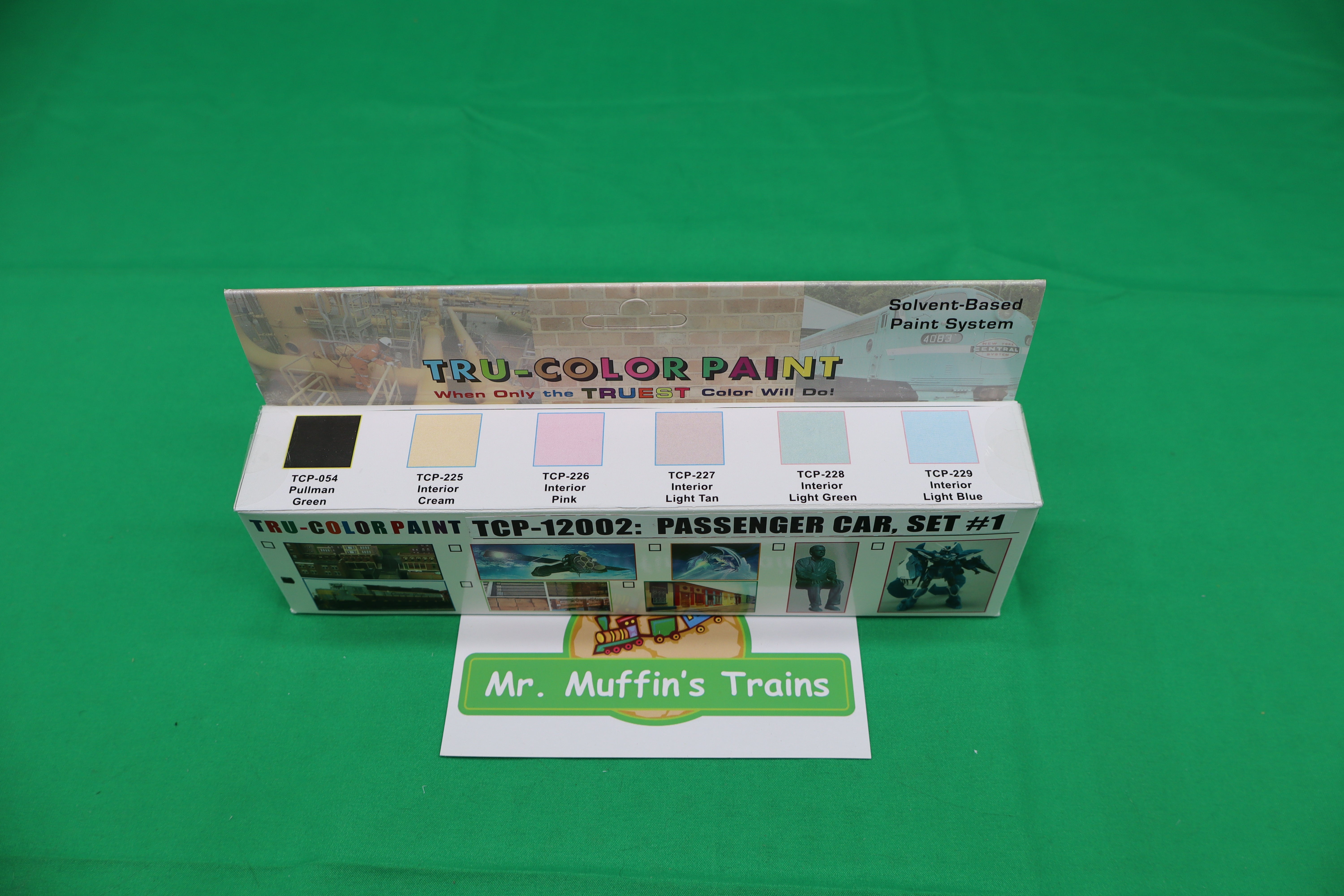 Tru-Color Paint - TCP-12002 - Passenger Car Set # 1 (Solvent-Based Paint)