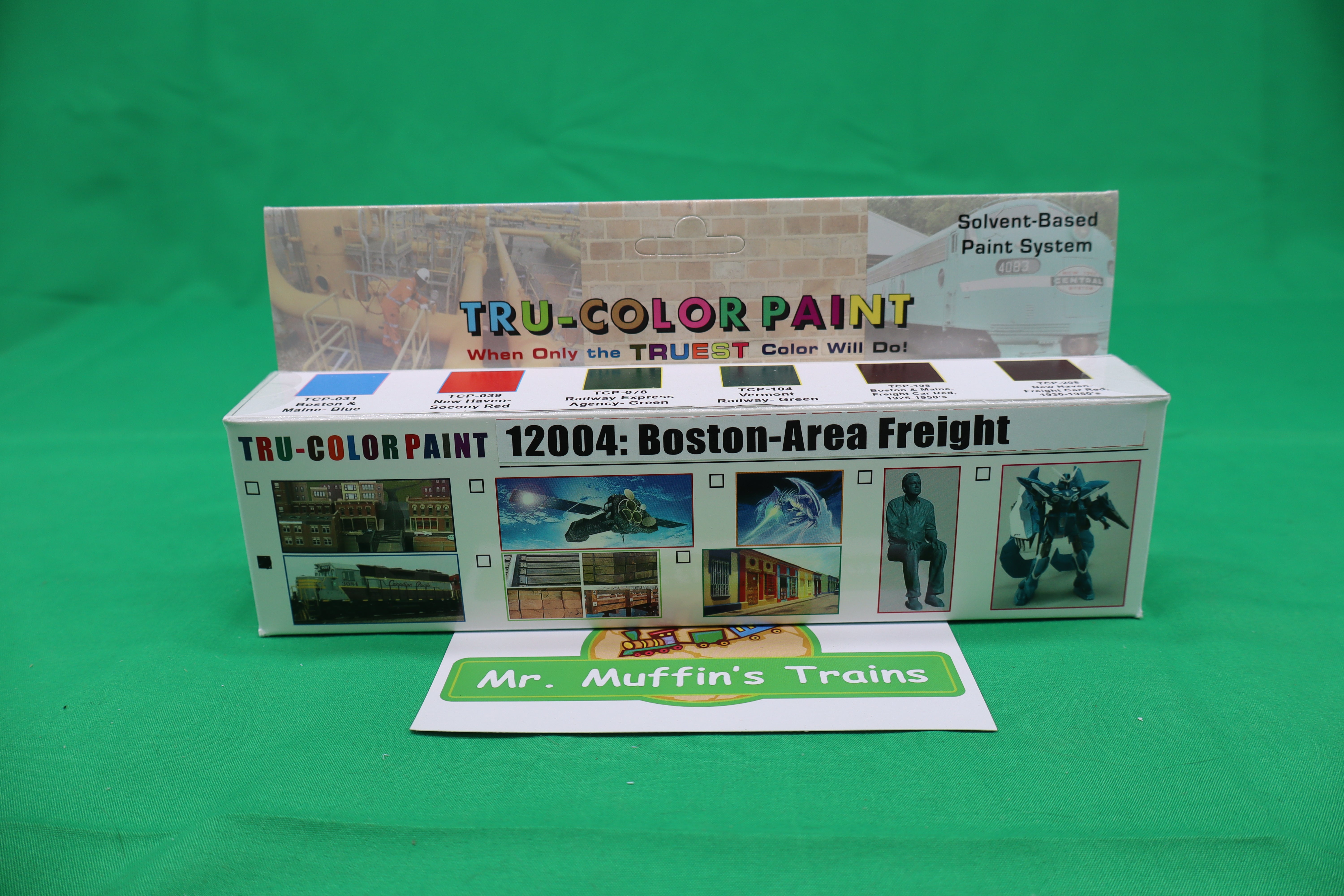 Tru-Color Paint - TCP-12004 - Boston Area Freight Car Set (Solvent-Based Paint)