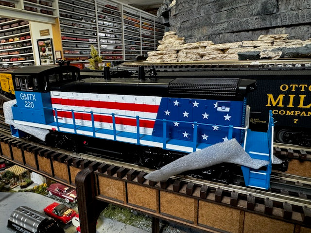MTH 30-21011-1 - MP15DC Diesel Engine "GMTX" #220 w/ PS3 - Custom Run for E-Z Catch / Dixie Union Station