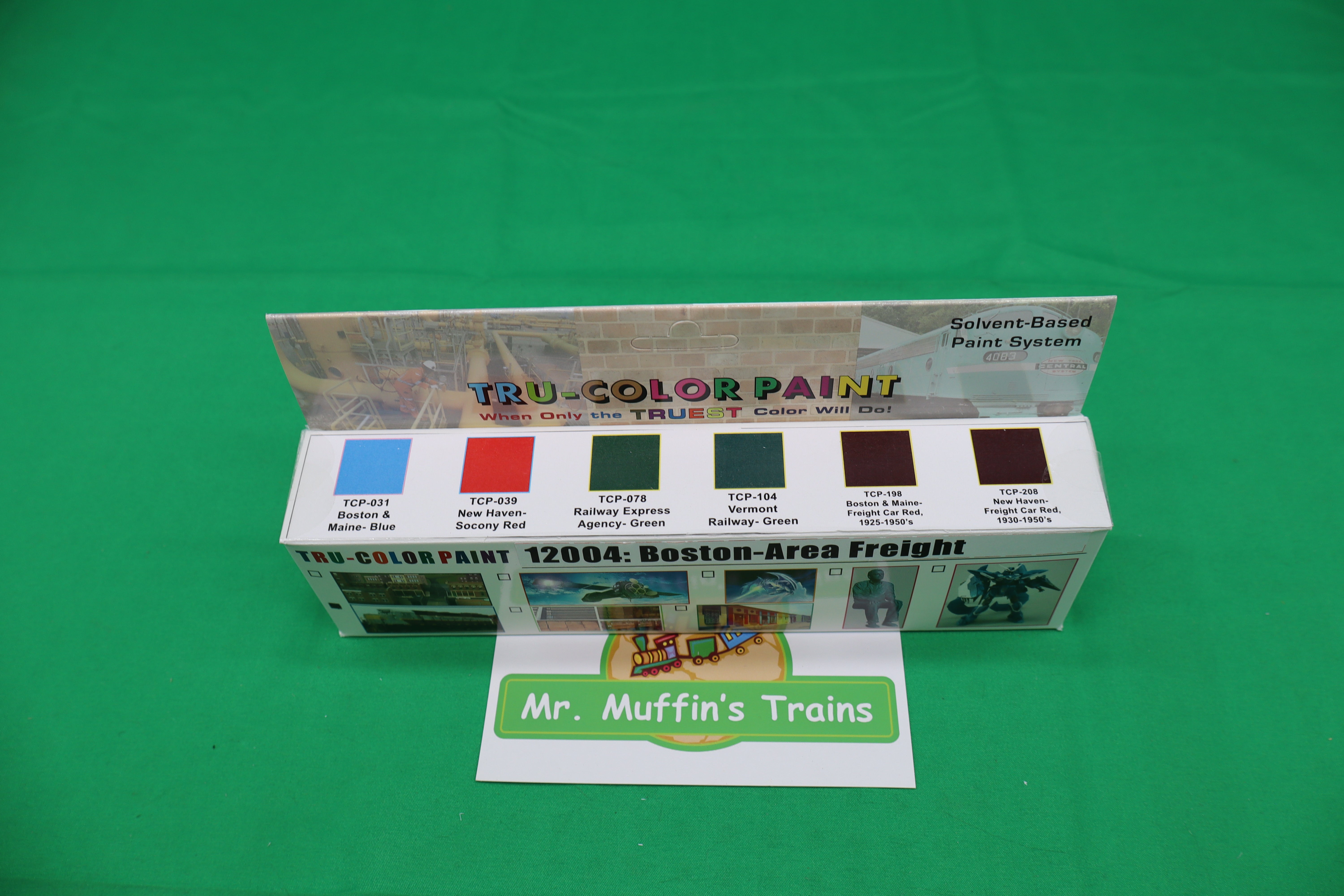 Tru-Color Paint - TCP-12004 - Boston Area Freight Car Set (Solvent-Based Paint)