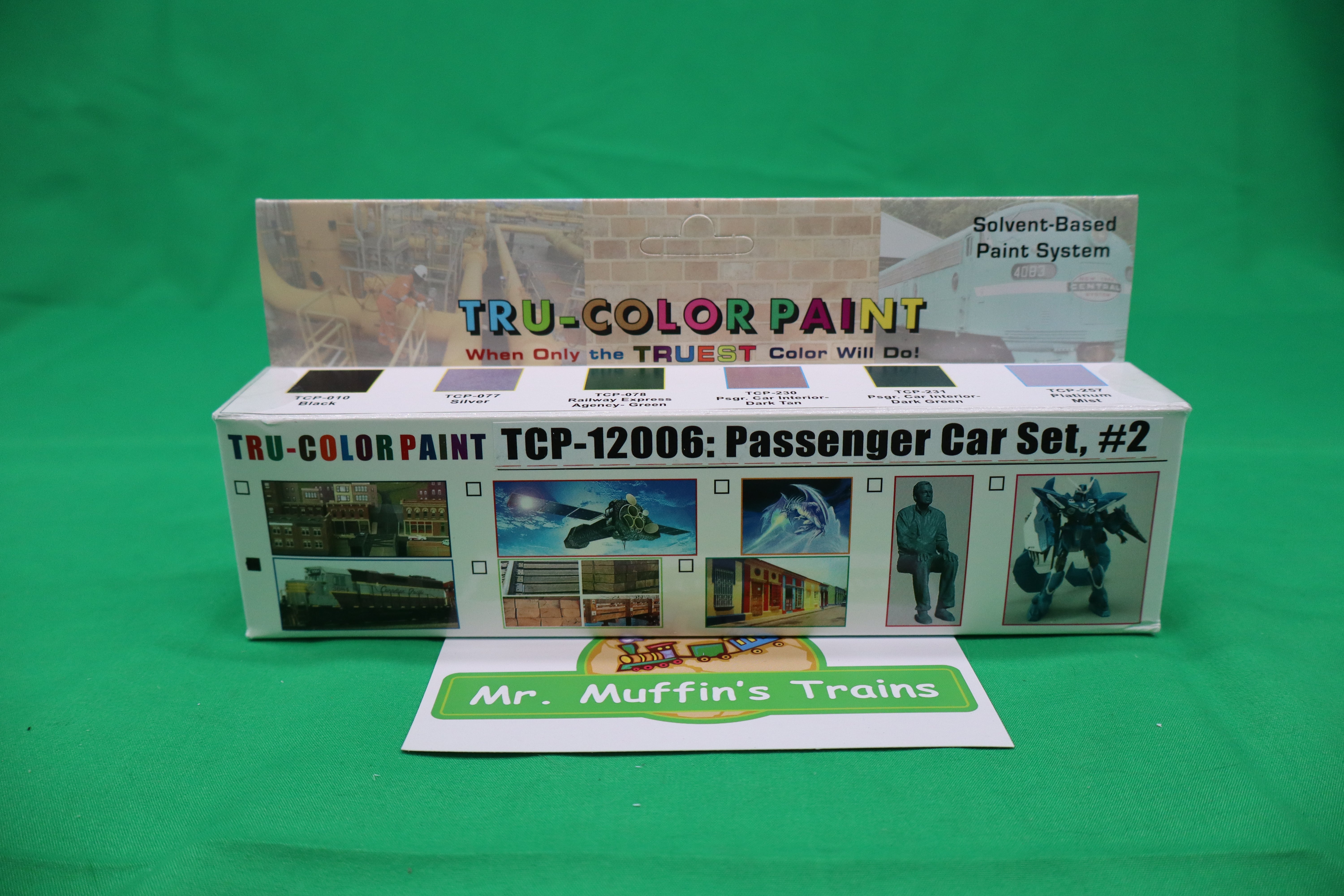 Tru-Color Paint - TCP-12006 - Passenger Car Set # 2 (Solvent-Based Paint)