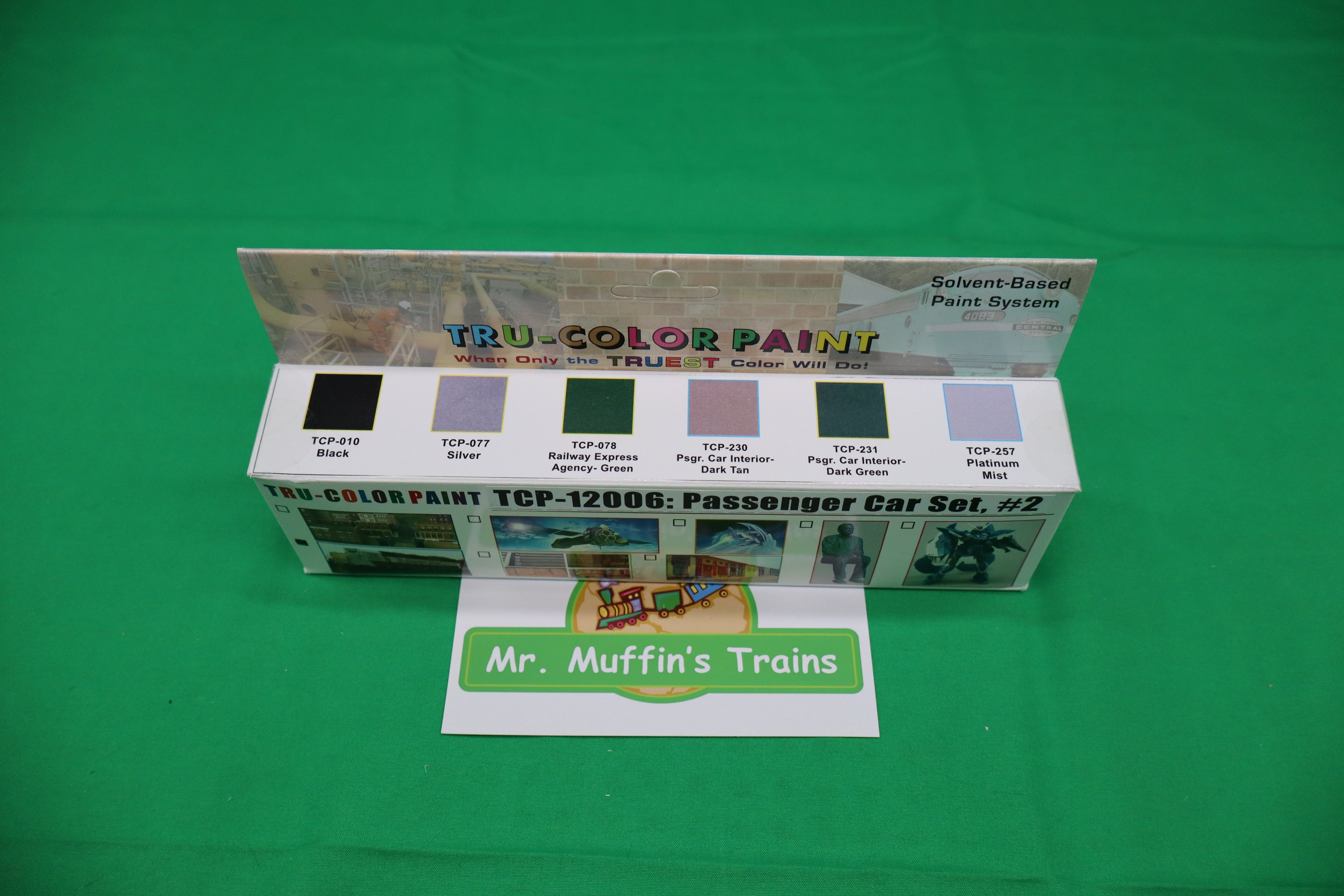 Tru-Color Paint - TCP-12006 - Passenger Car Set # 2 (Solvent-Based Paint)