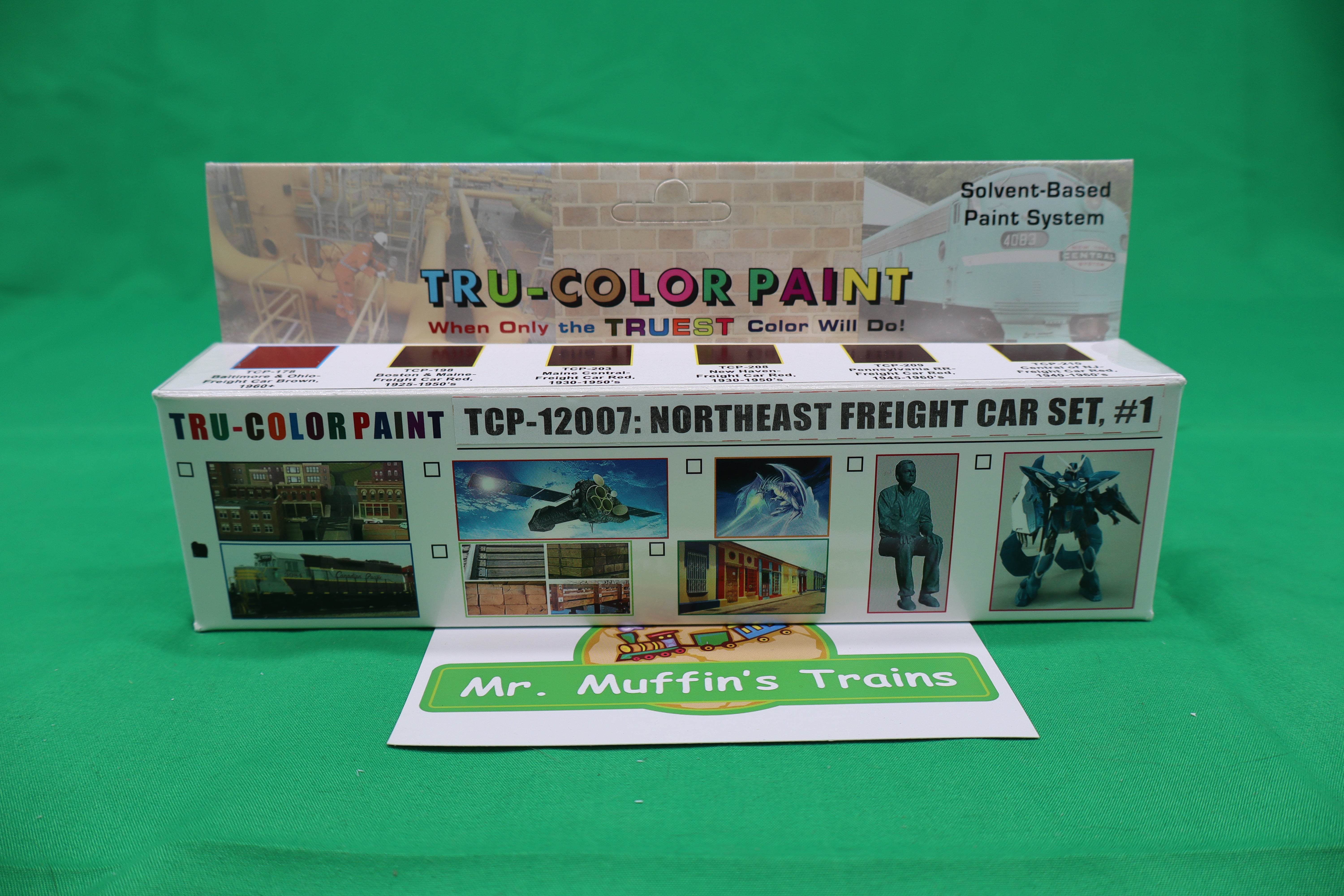 Tru-Color Paint - TCP-12007 - Northeast Freight Car Set #1 (Solvent-Based Paint)