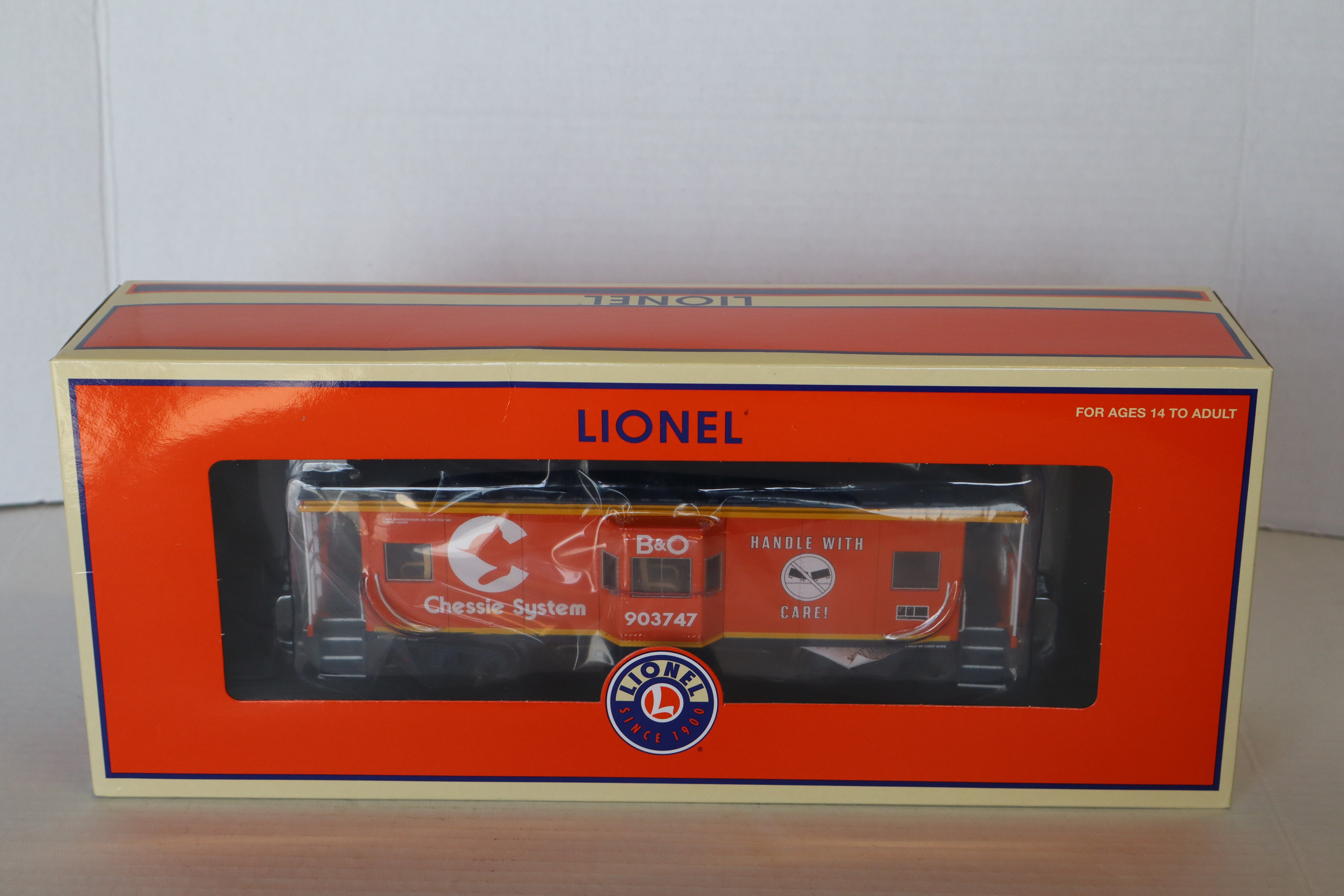 Lionel 2526710 Chessie Bay Window Caboose #903747-Second hand-M8172