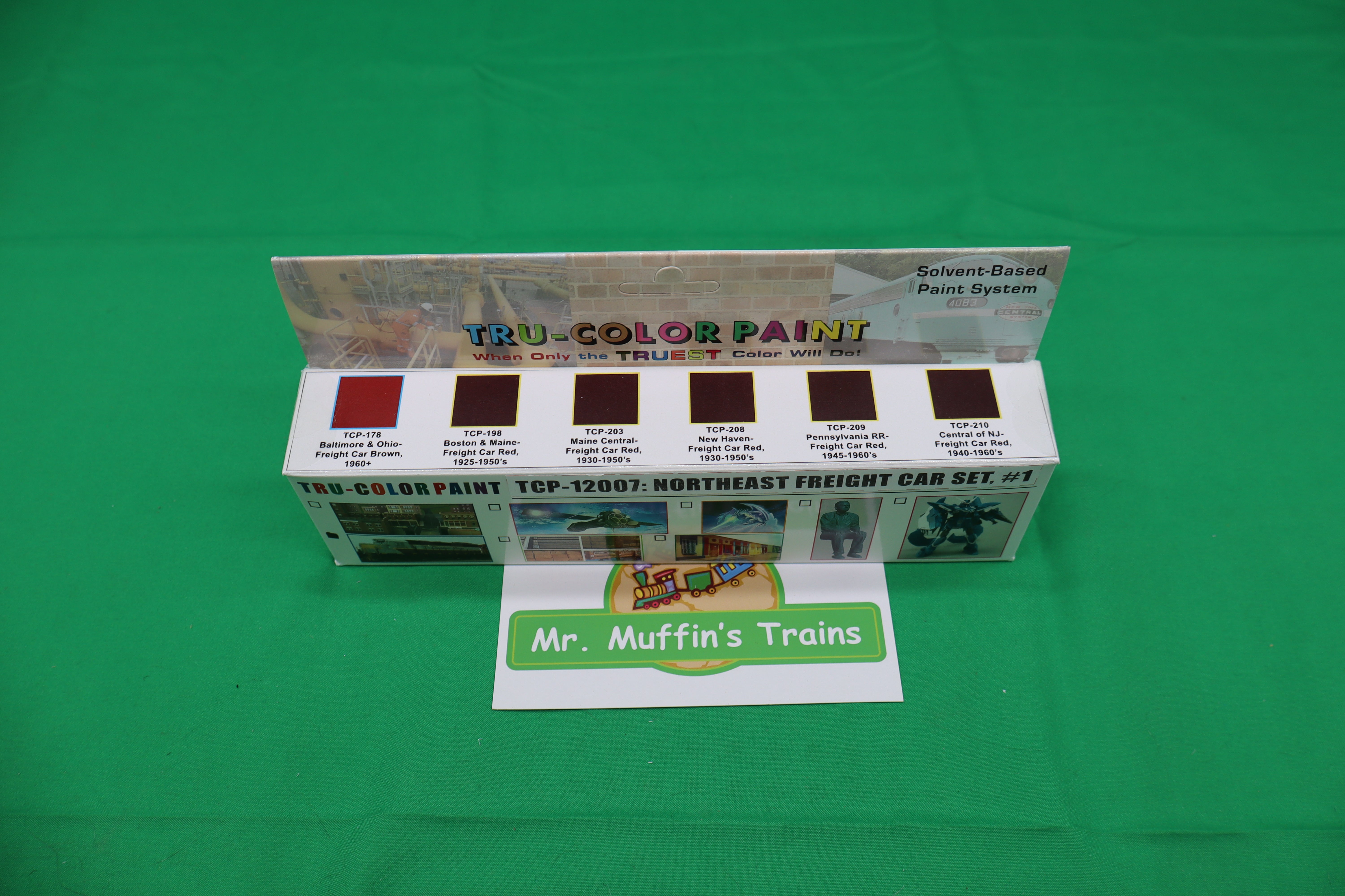 Tru-Color Paint - TCP-12007 - Northeast Freight Car Set #1 (Solvent-Based Paint)
